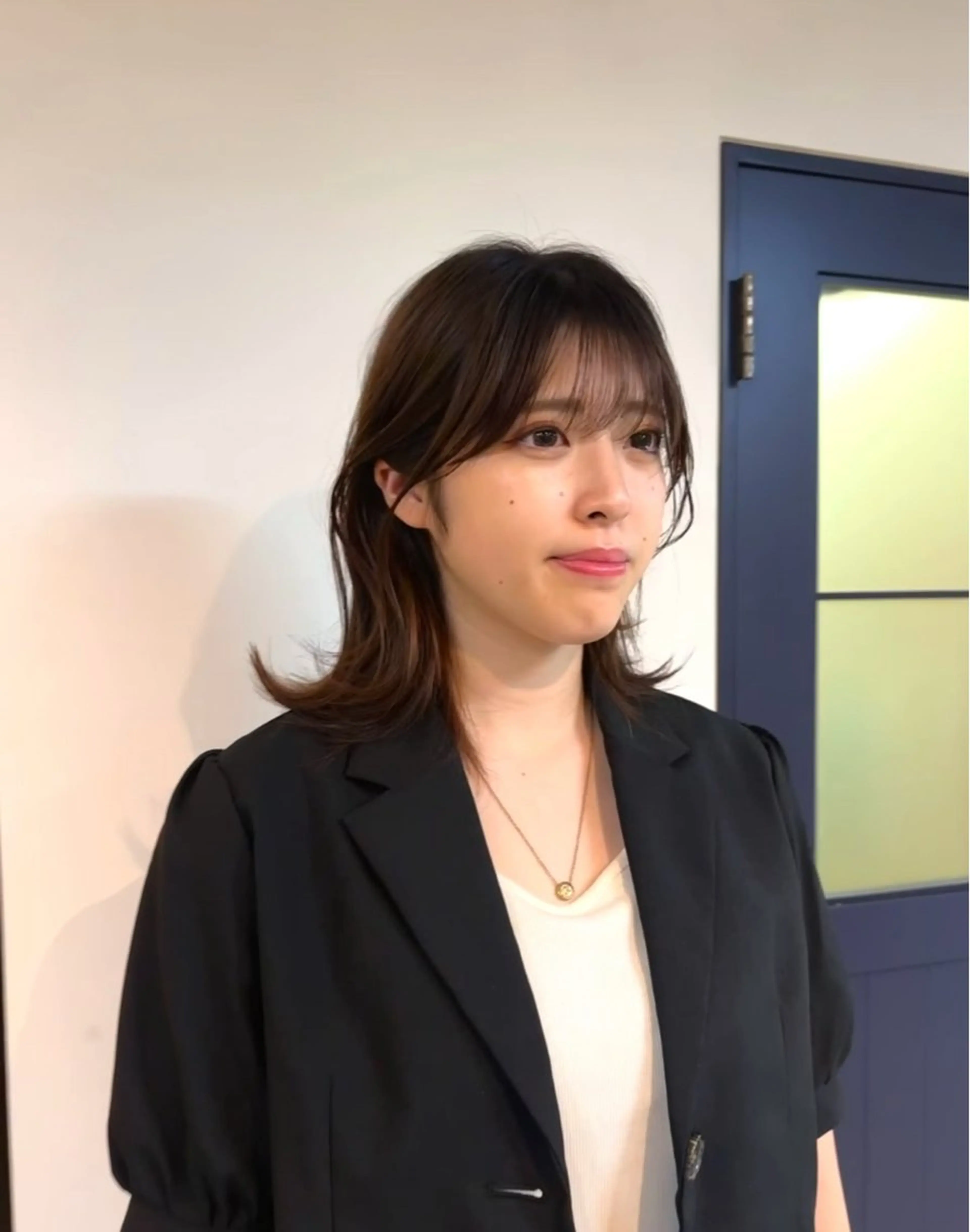 ミディアム ヘアカラー トリートメント uhiyama shotarouのヘアスタイル