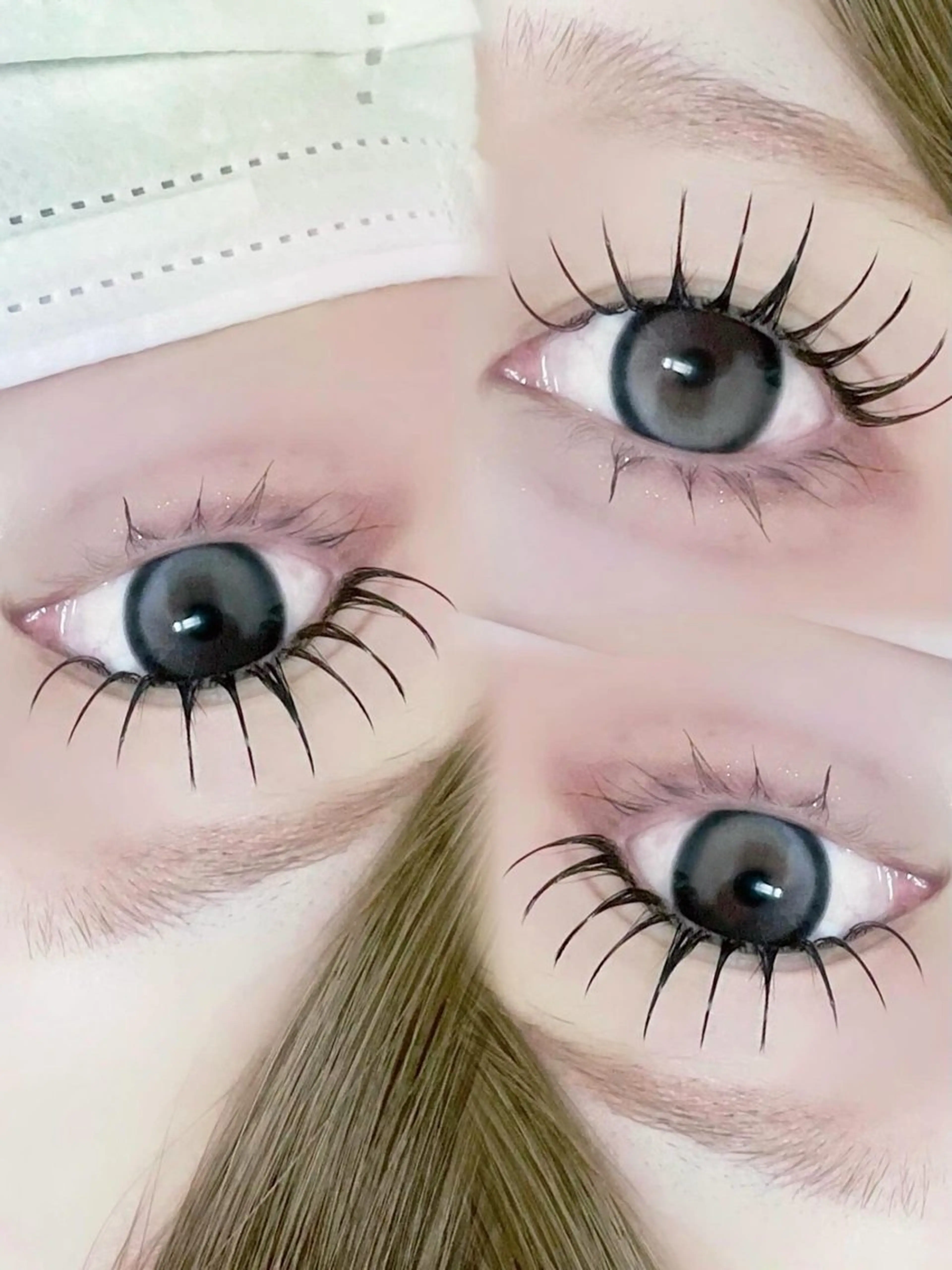 マツエク・マツパ マツエク 大阪梅田 SAKI 韓国風束感まつ毛のマツエク・マツパデザイン