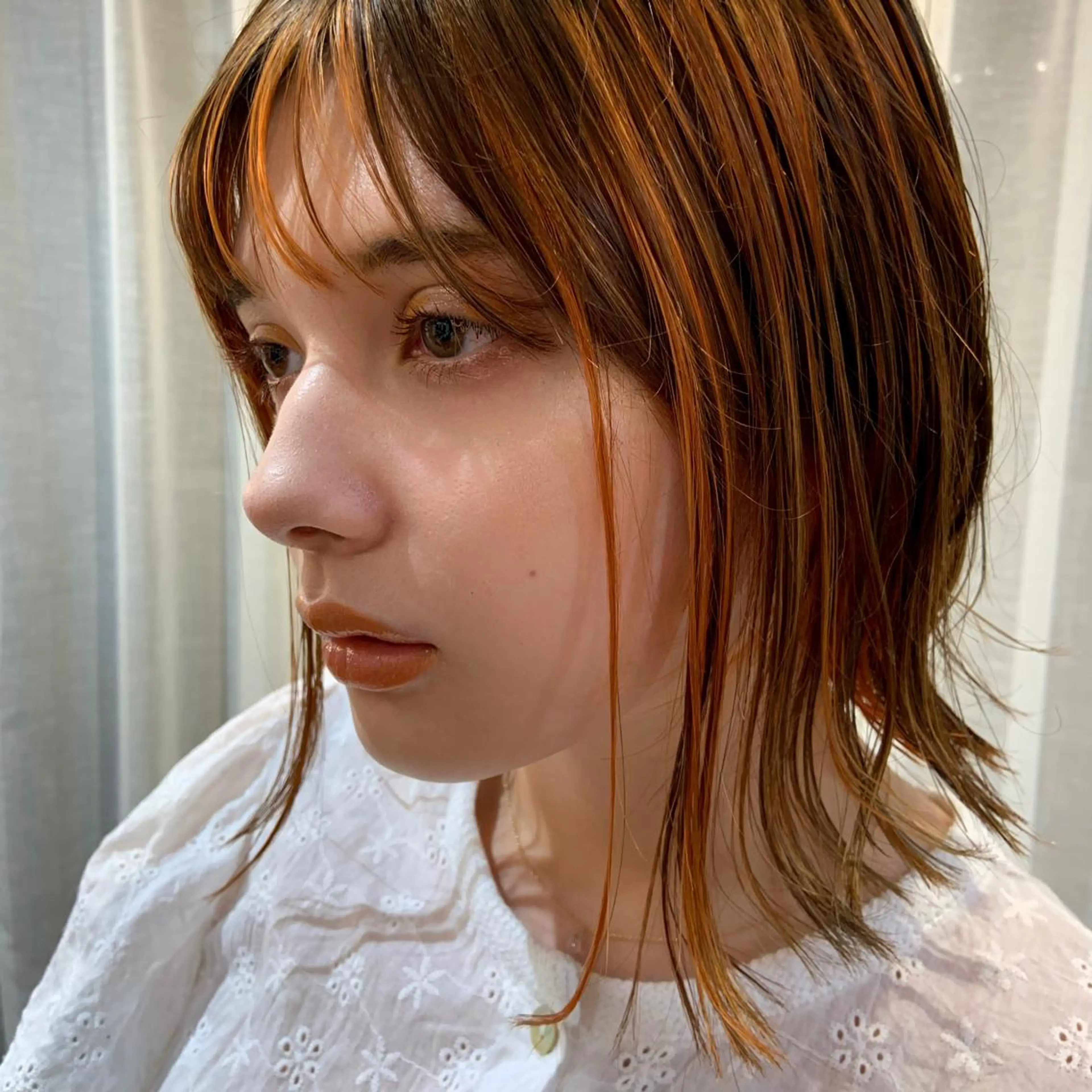 【カット＋ハイライト（orインナー）＋カラー＋高保湿トリートメント】ケアブリーチ使用◎の写真