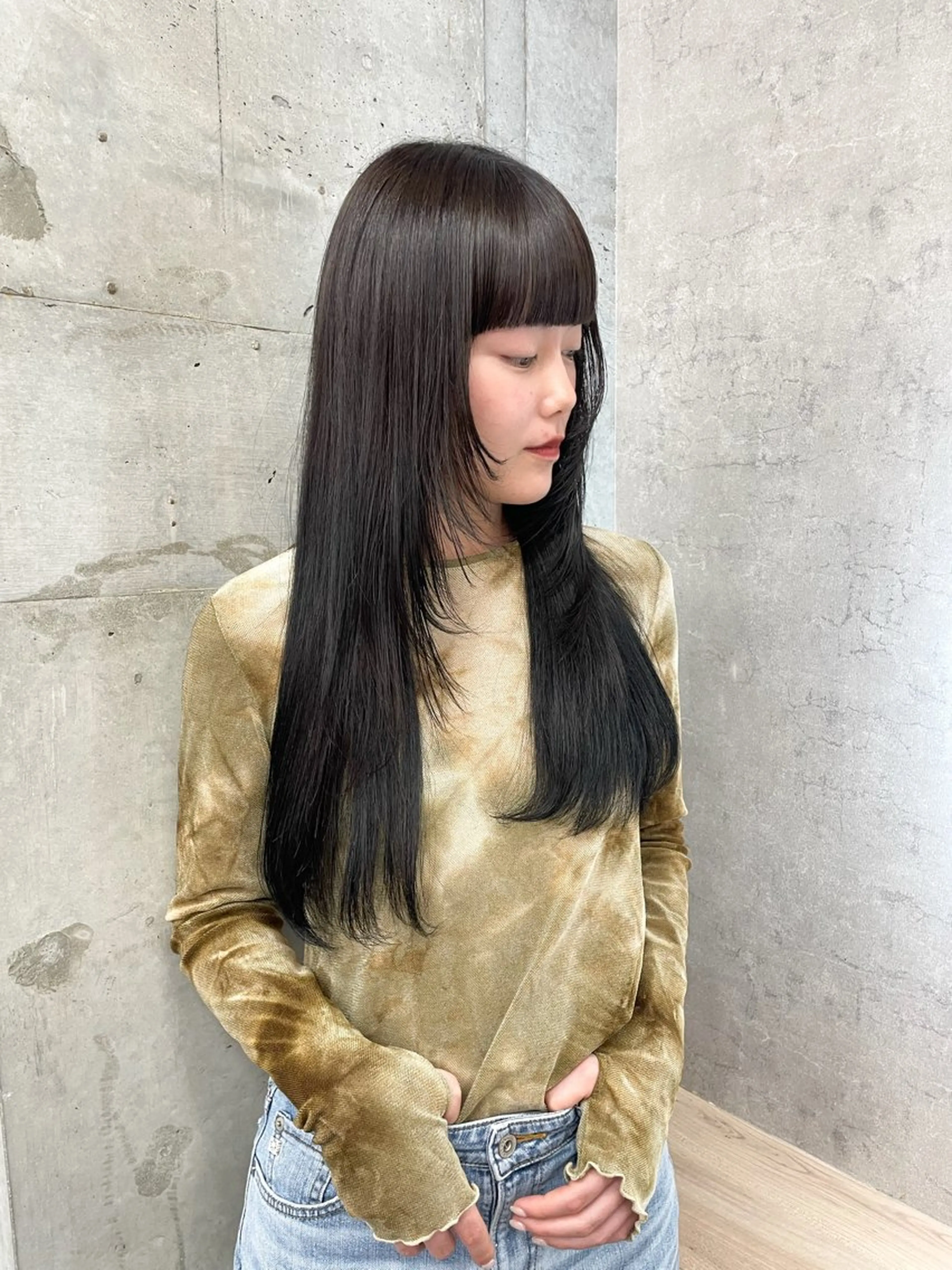 ロング ハイレイヤー レイヤーカット ブリーチ/ベージュ 💕/momoaのヘアスタイル