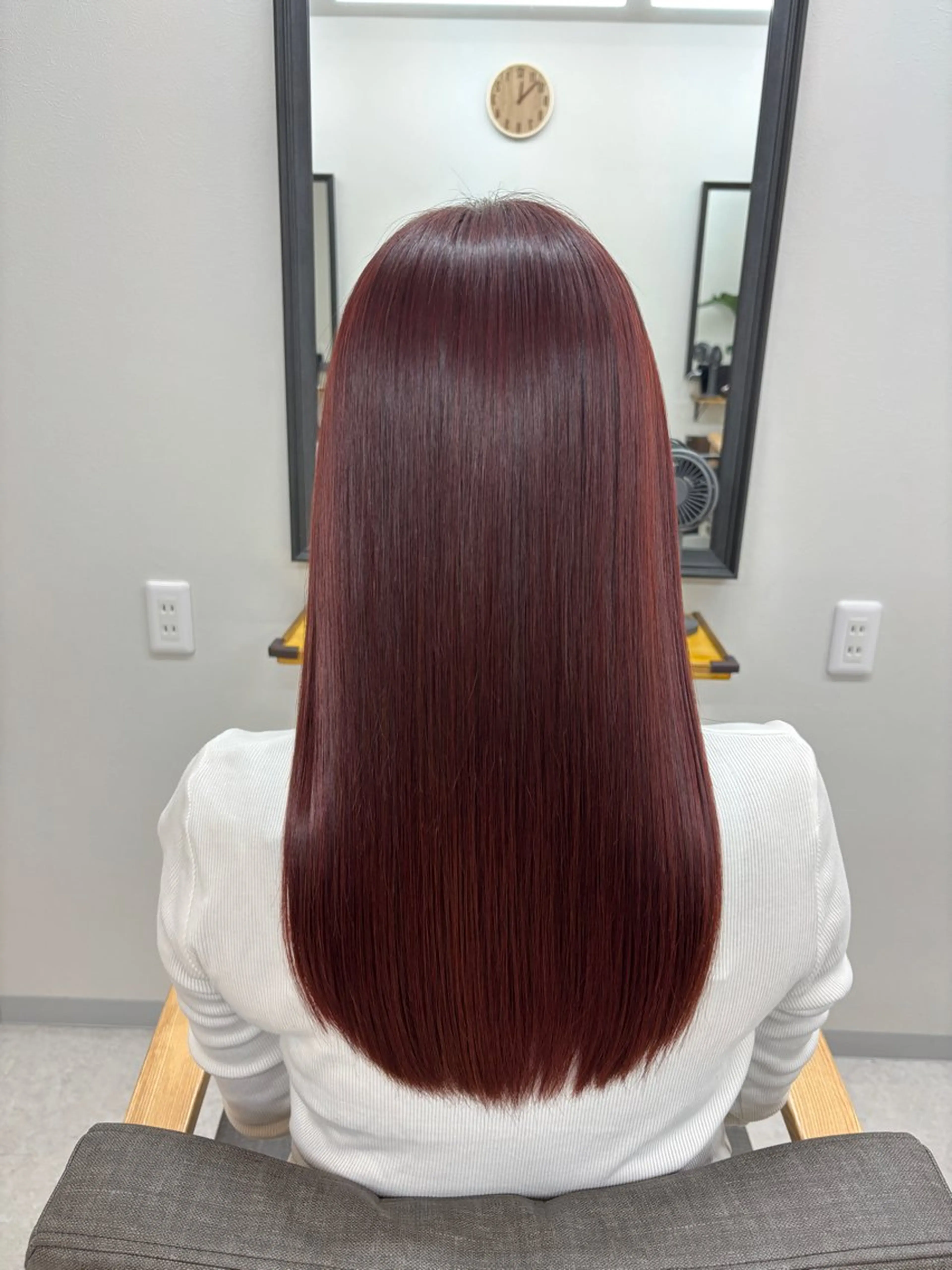 セミロング セミロングパーマ ハイライト 髪質改善 縮毛矯正 トリートメント カット ヘアカラー 布施/髪質改善サロン conceptのヘアスタイル