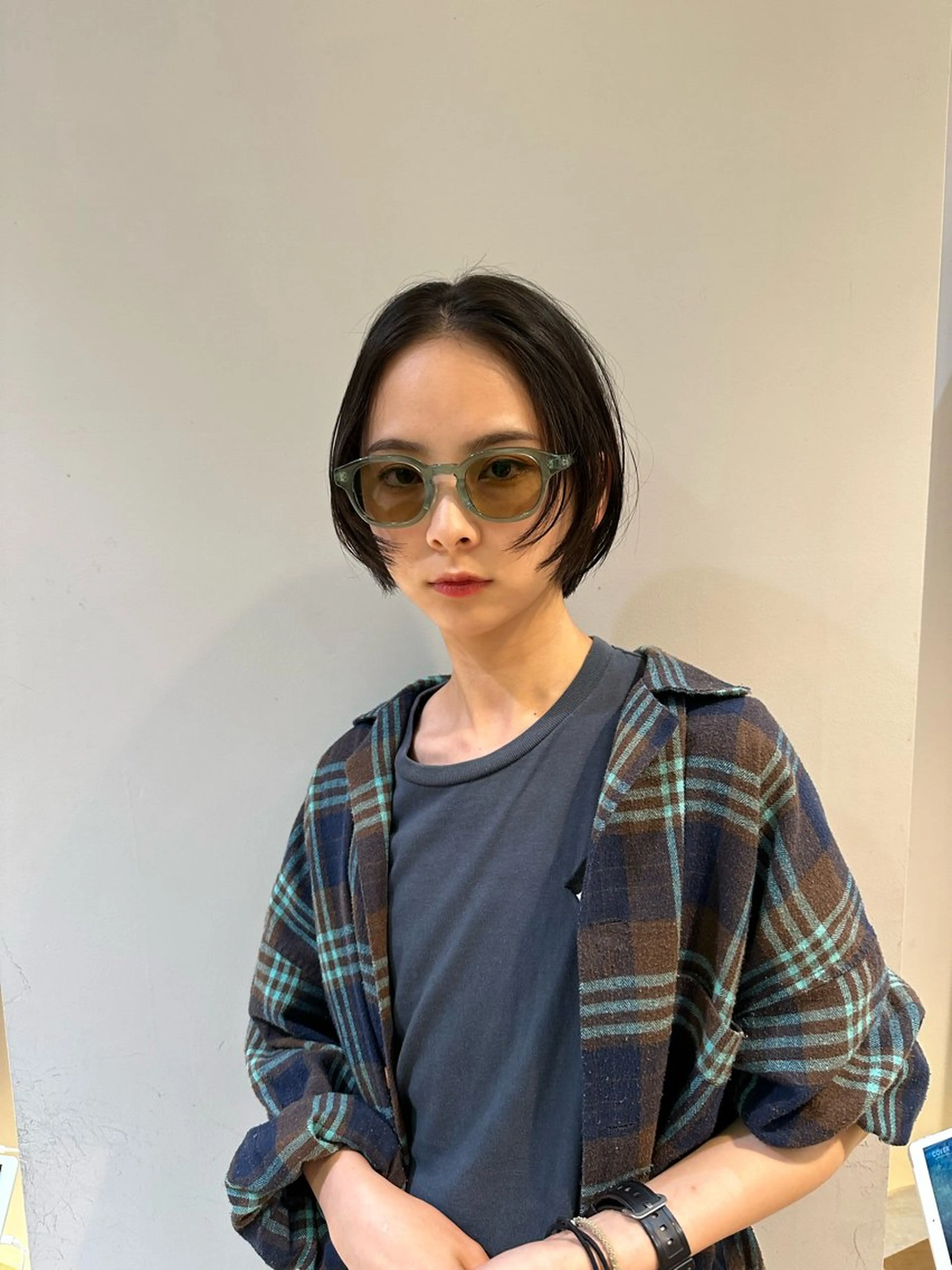 ショート 似合わせカット /パーマ岡本淳平のヘアスタイル