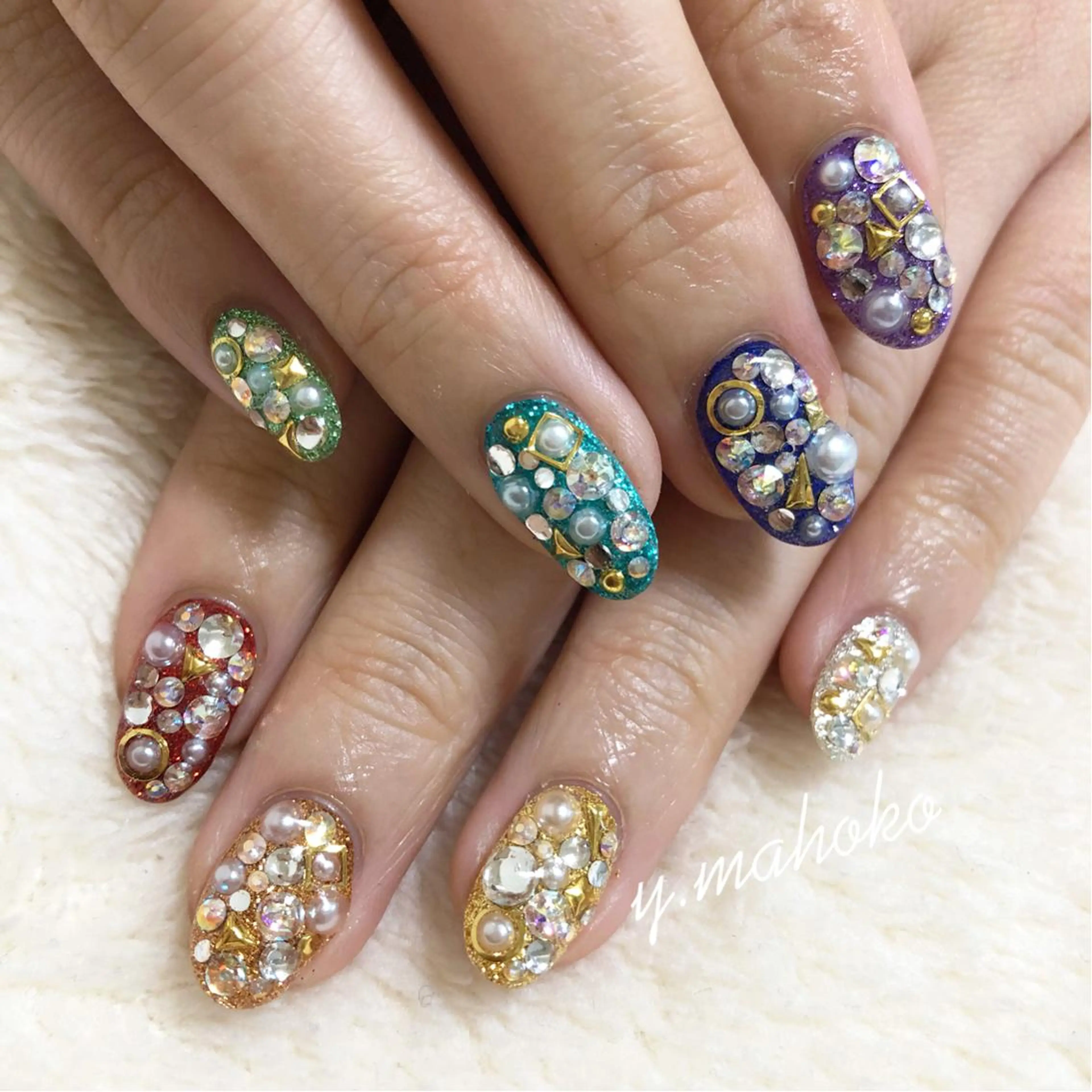 ネイル She nail studio 原宿所属・パラジェル有/ スカルプ/mahoのネイルデザイン