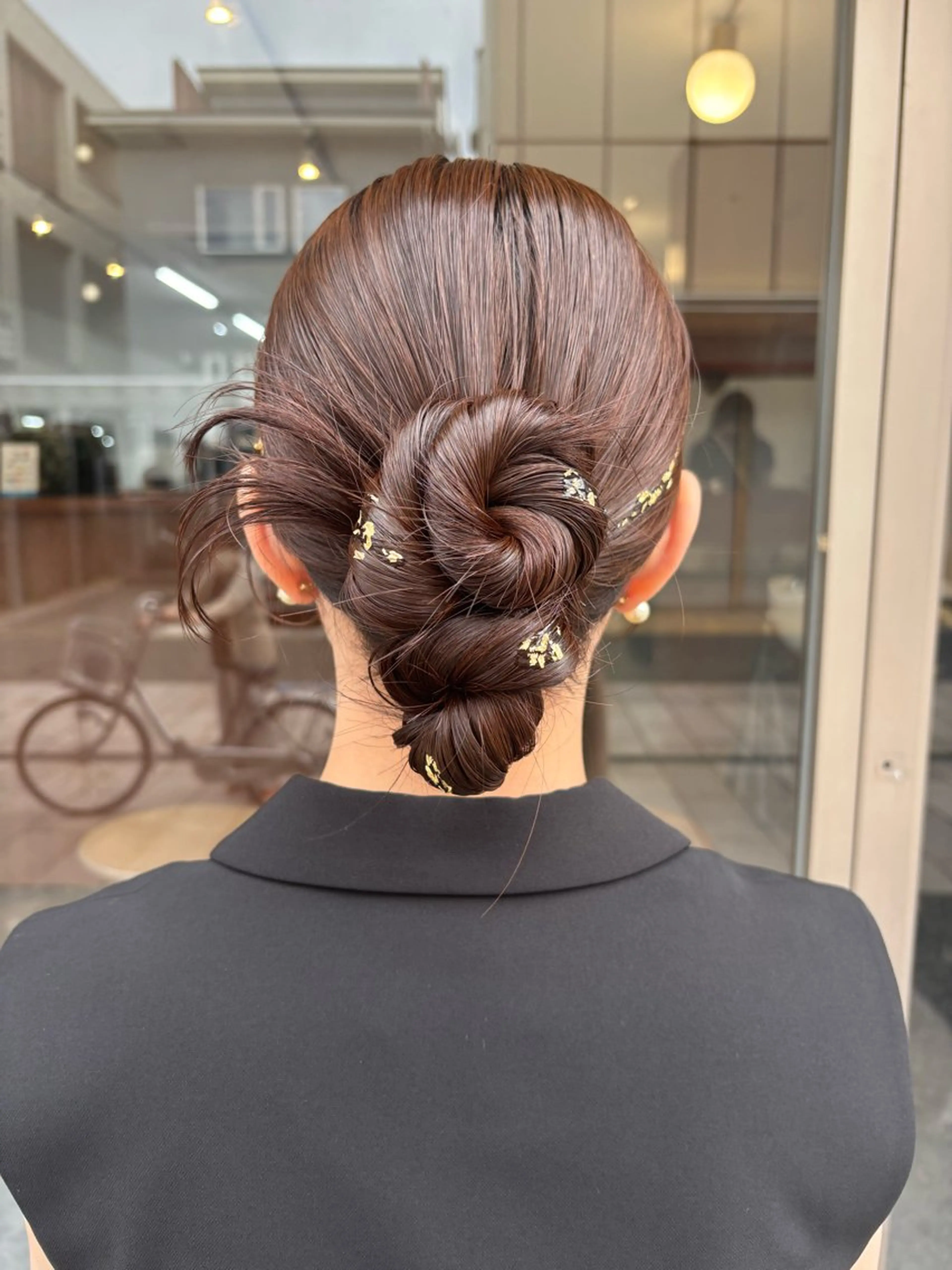 ミディアム ヘアセット 🌈トップデザイナー 金沢駅近nanamiのヘアスタイル