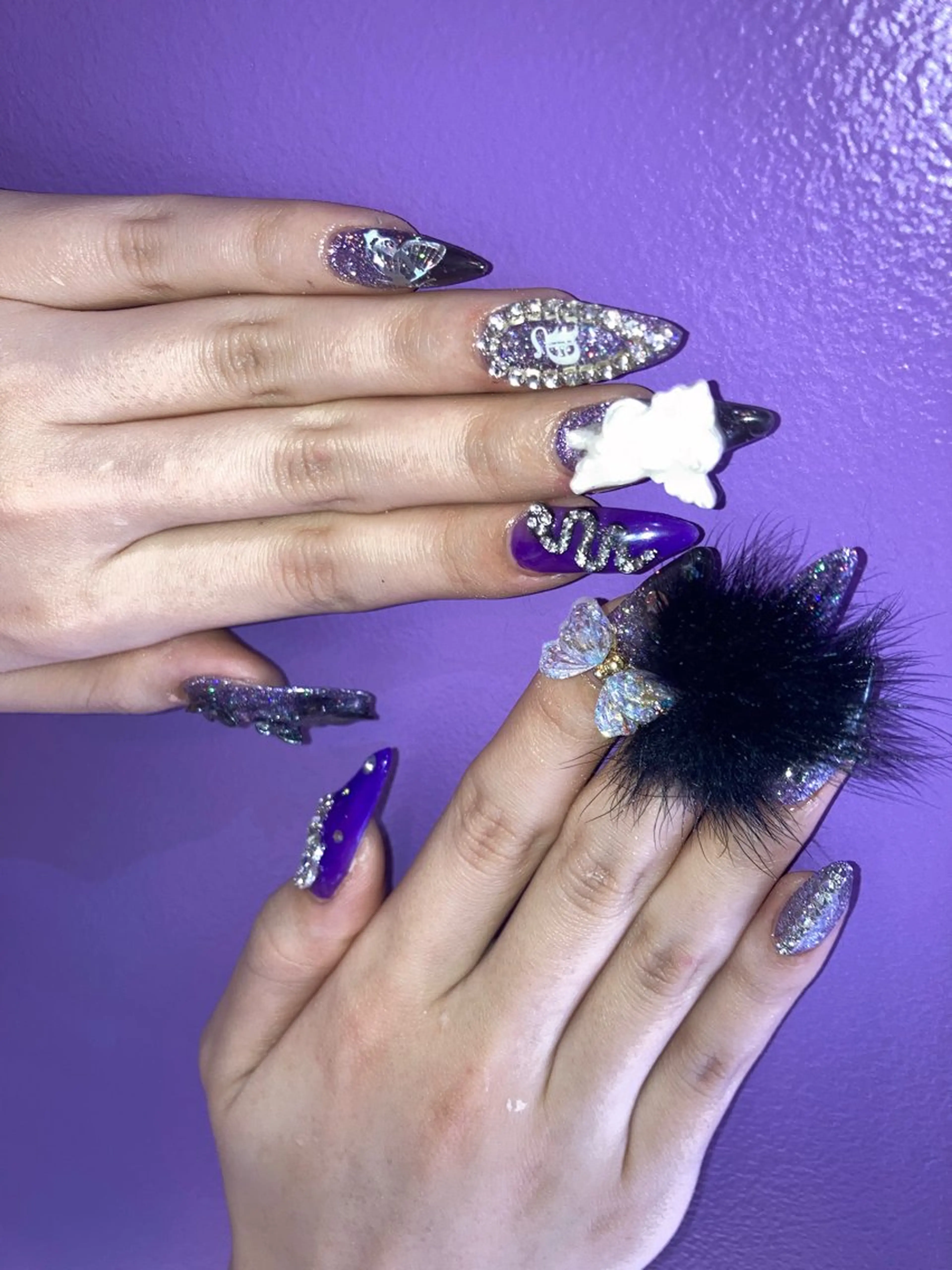 ネイル 海外ネイル u4me🦄💜のネイルデザイン