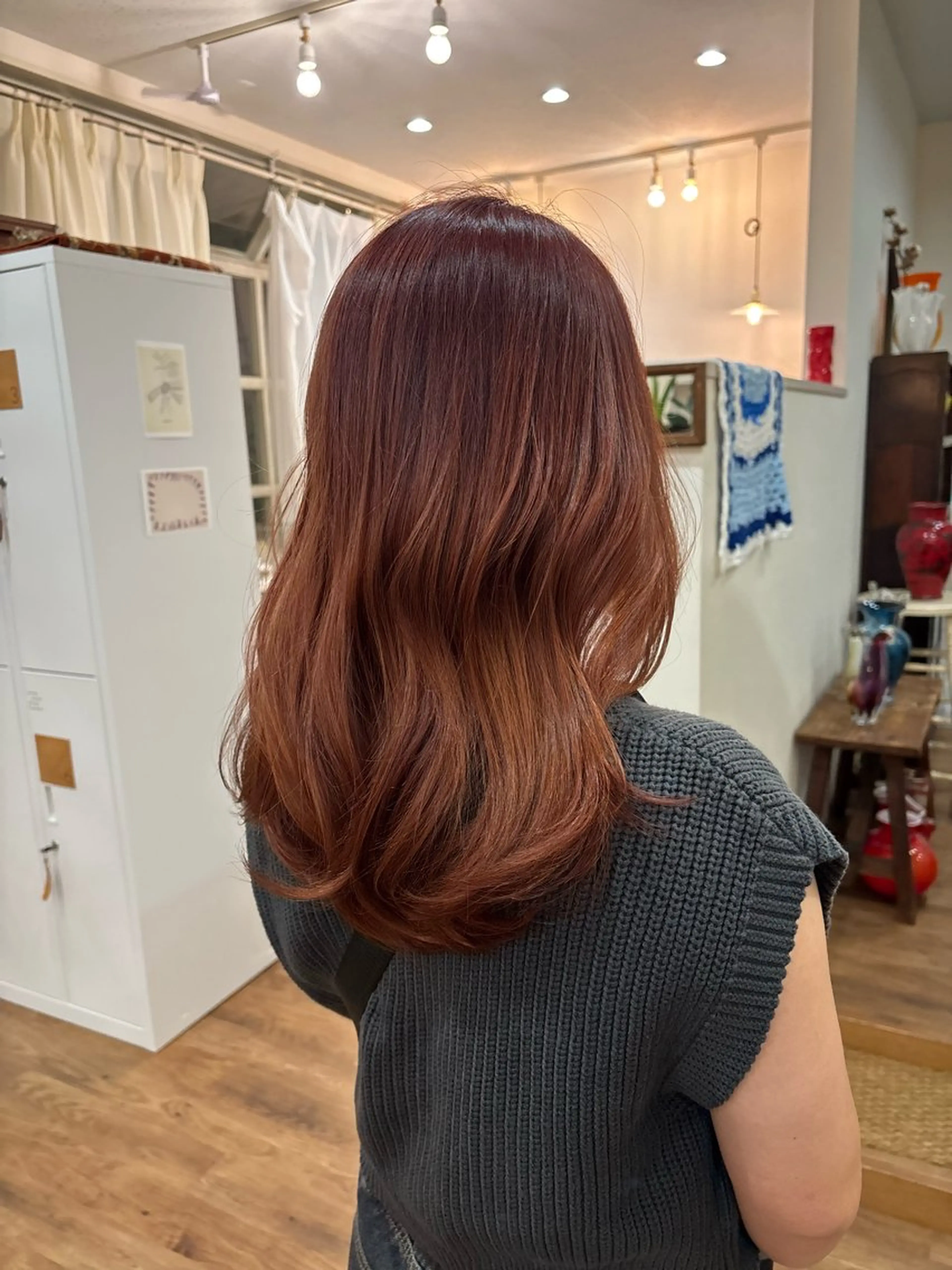 カラー ブリーチ オレンジ ヘアカラー asuka モデル募集中🪄のヘアスタイル