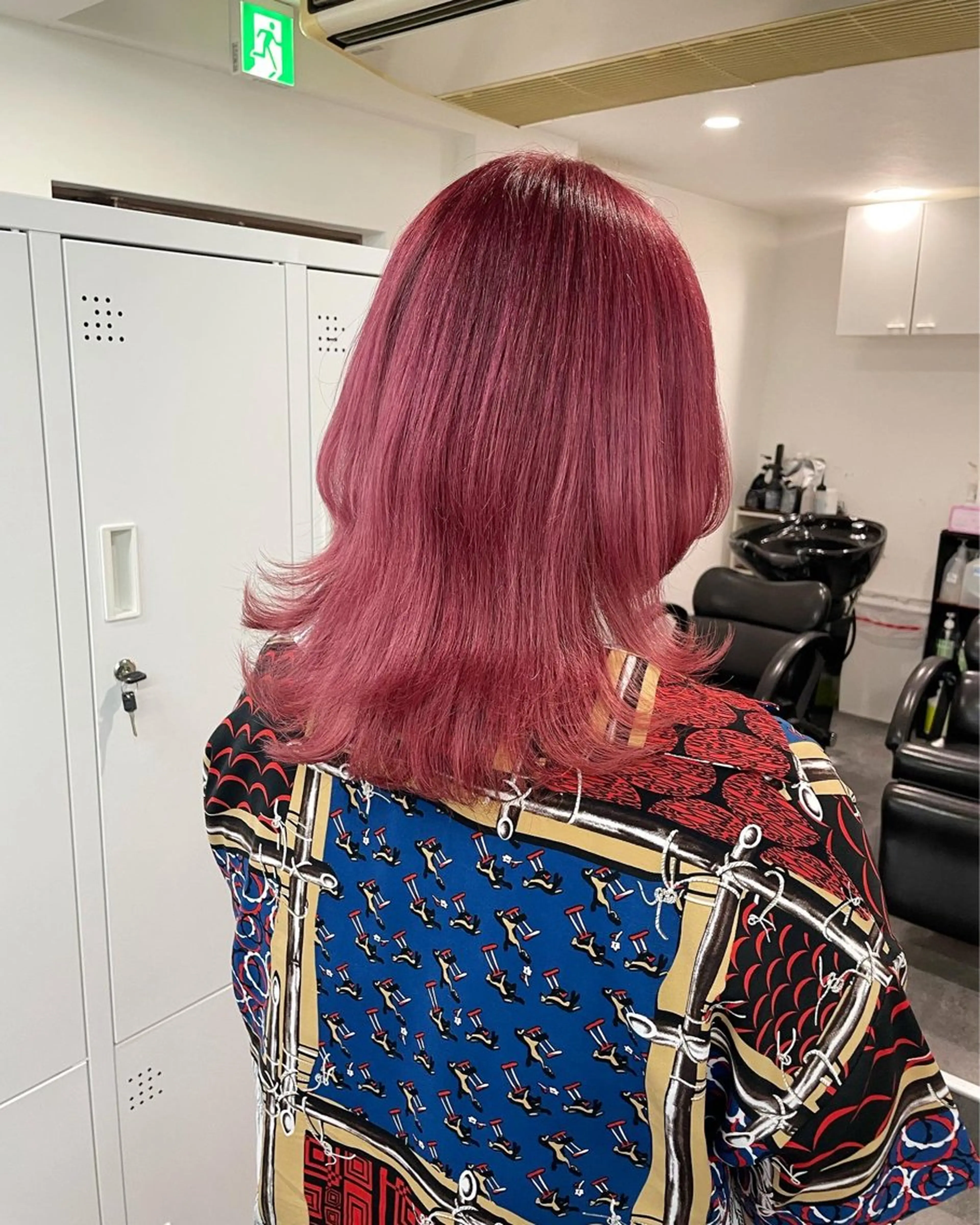 セミロング ヘアカラー soyon心斎橋所属・♡透明感/艶カラー/ M a I ♡のヘアスタイル