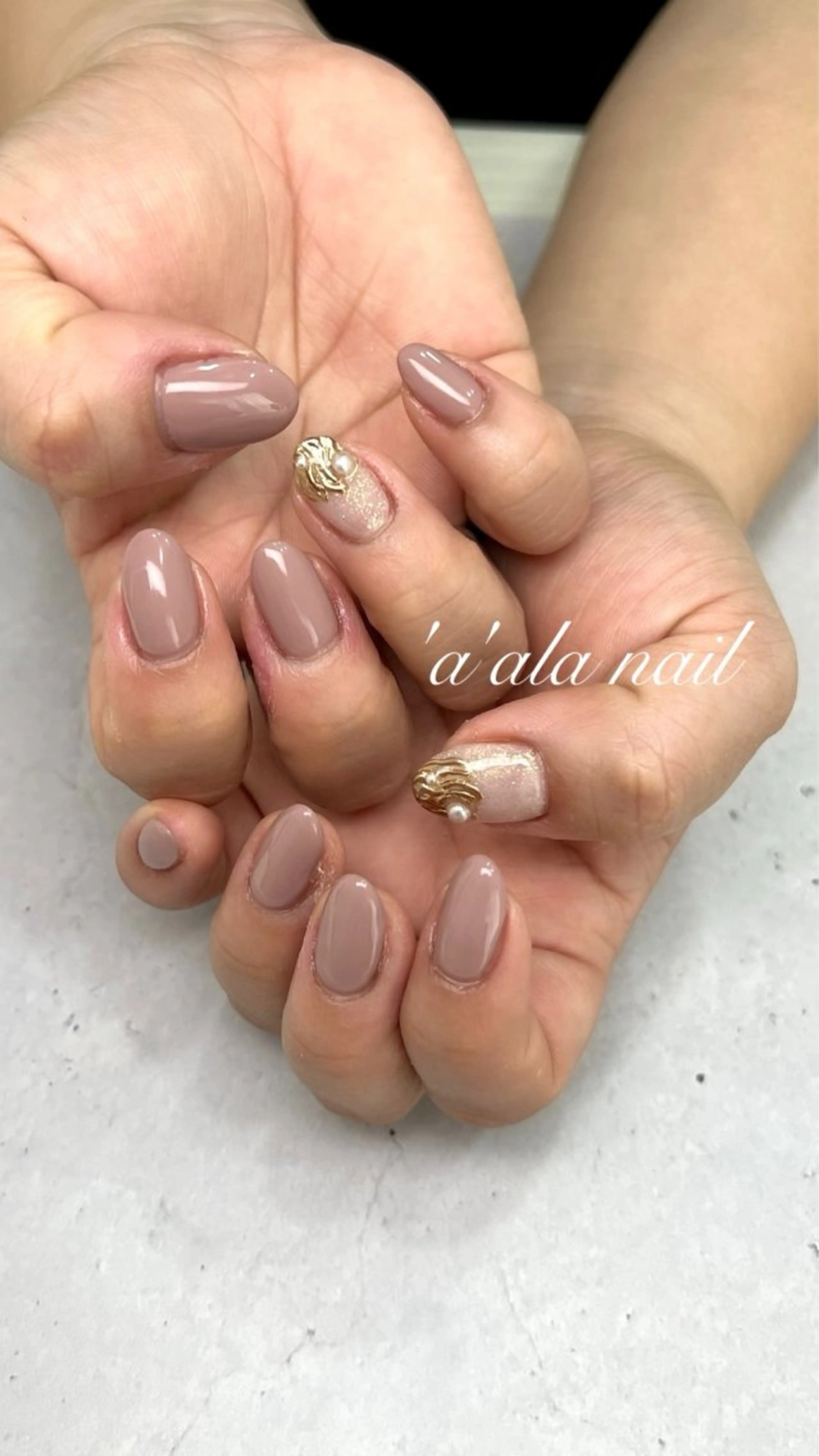 ネイル シンプルネイル 'a'ala nailのネイルデザイン
