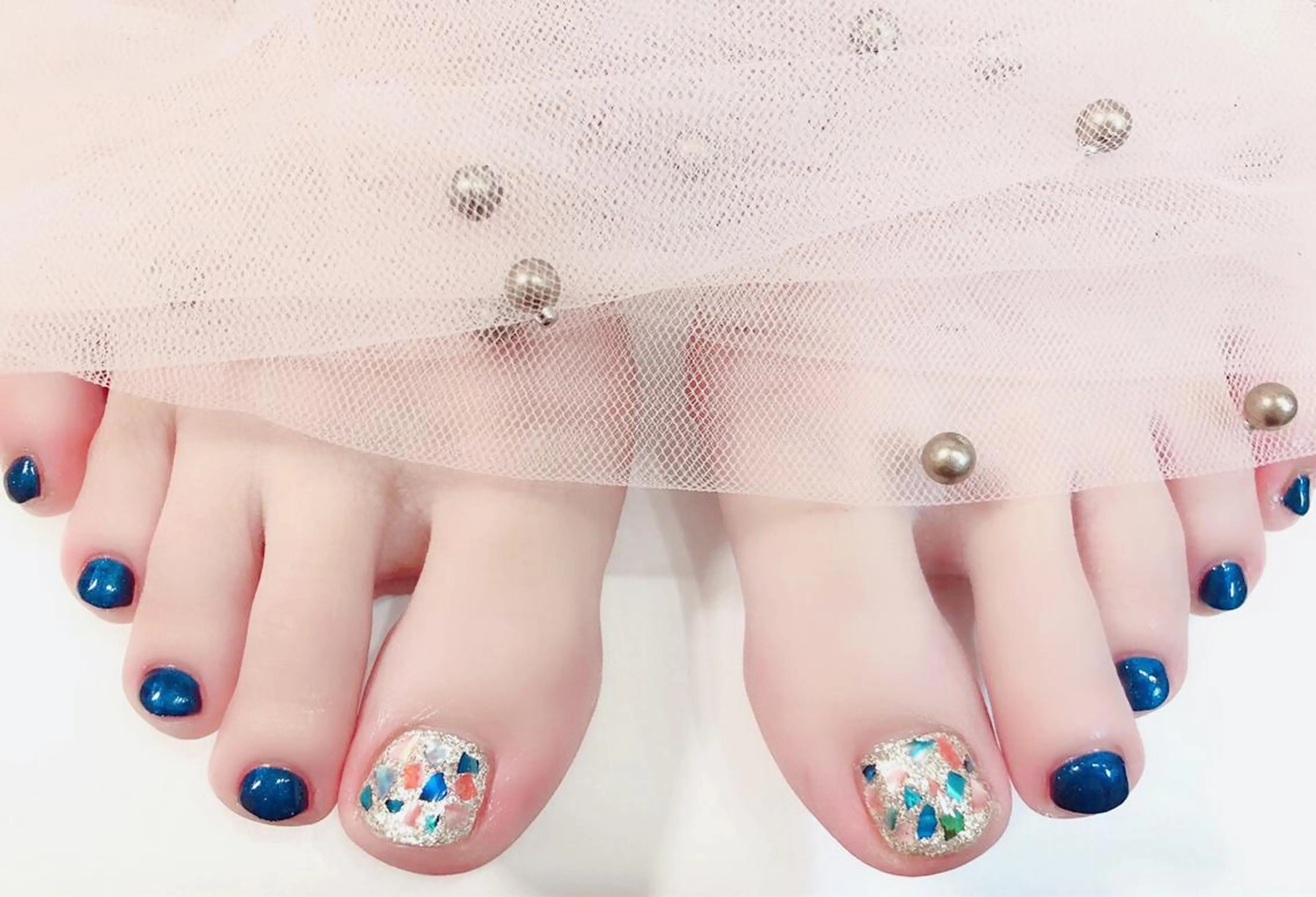 ネイル フットネイル マジックミラー所属・マジック ミラーのネイルデザイン