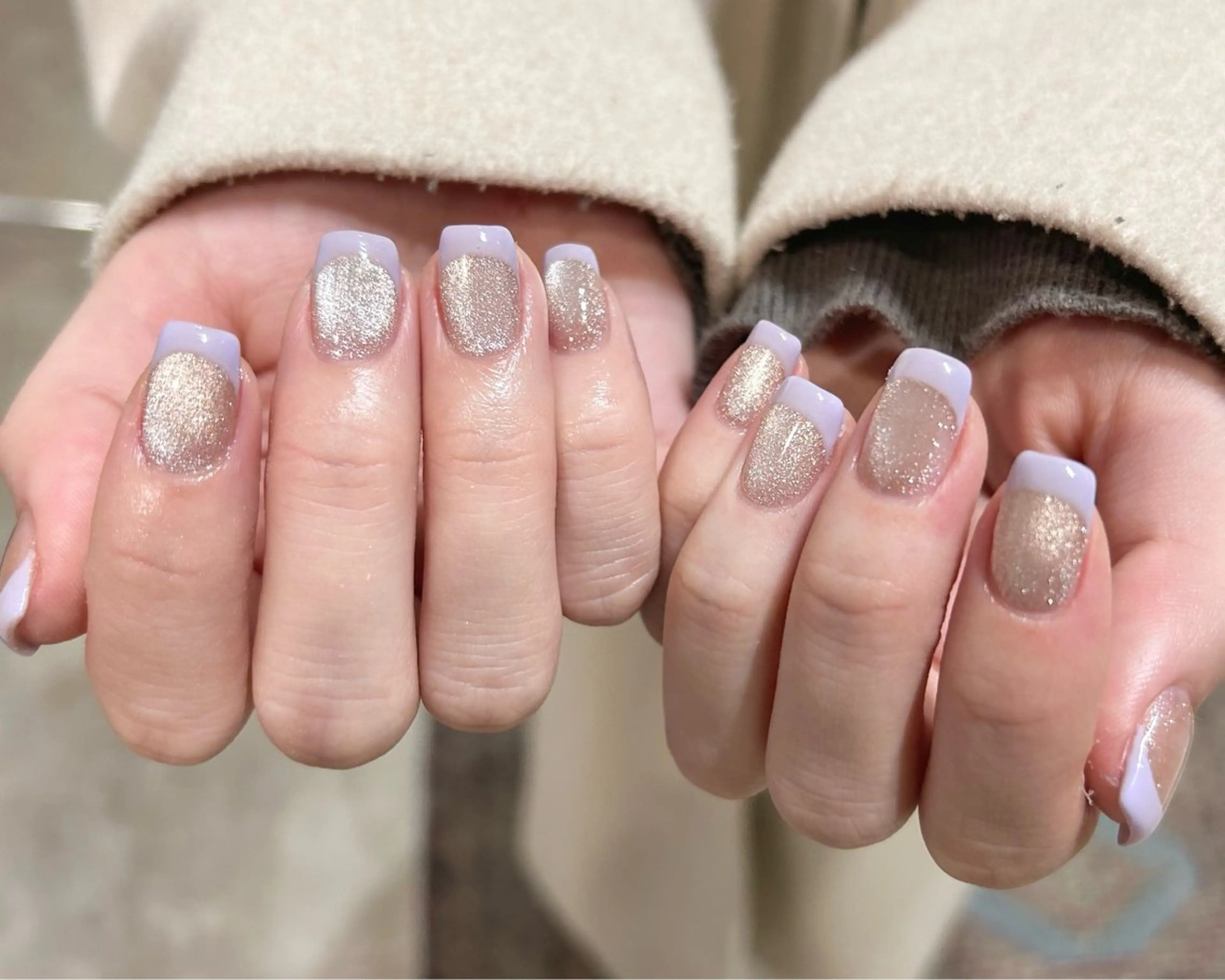 ネイル ハンドネイル 0203ムニムサン 💙Mihoのネイルデザイン