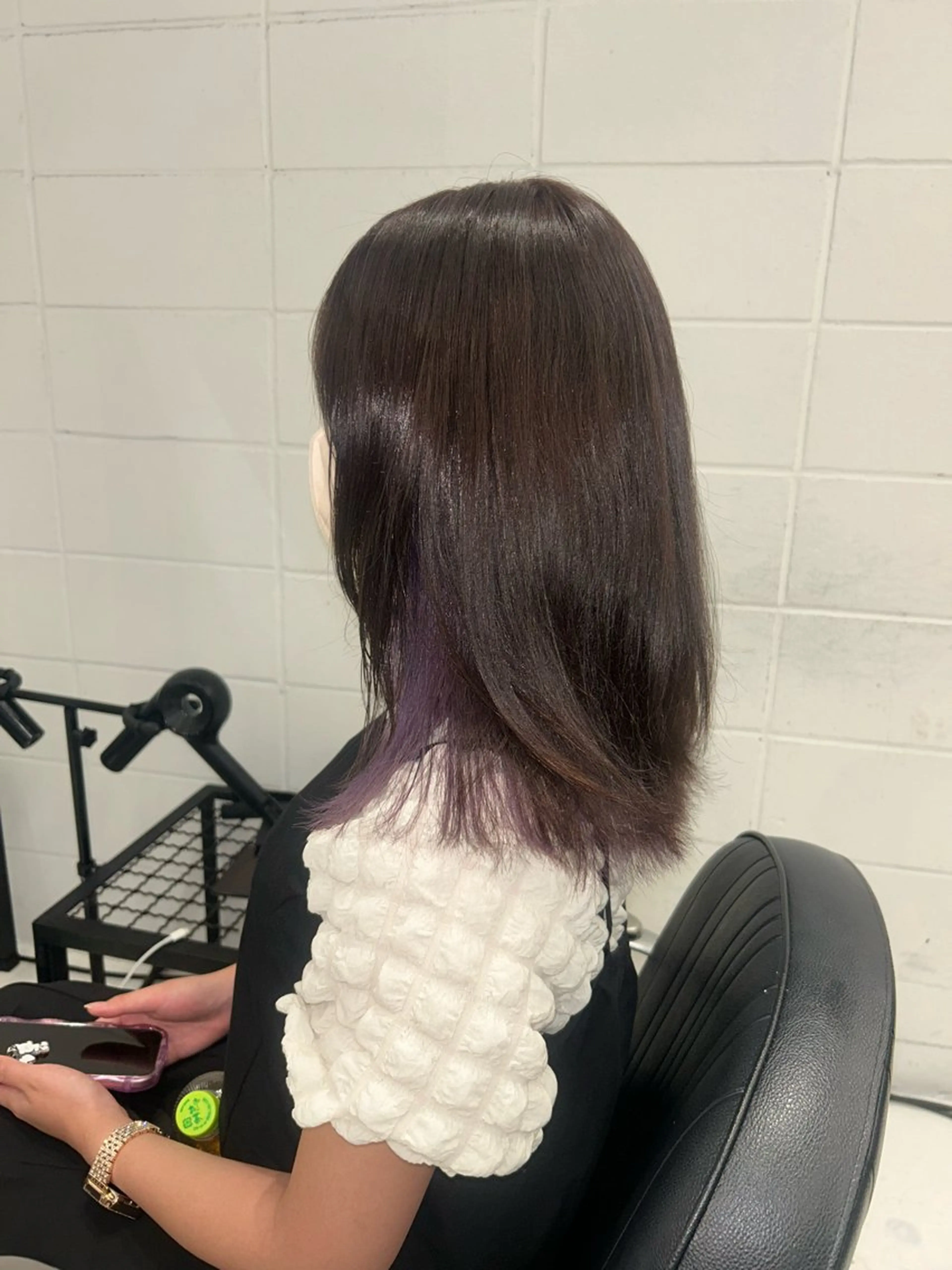 カラー ケアブリーチ/原宿/ MOENOのヘアスタイル