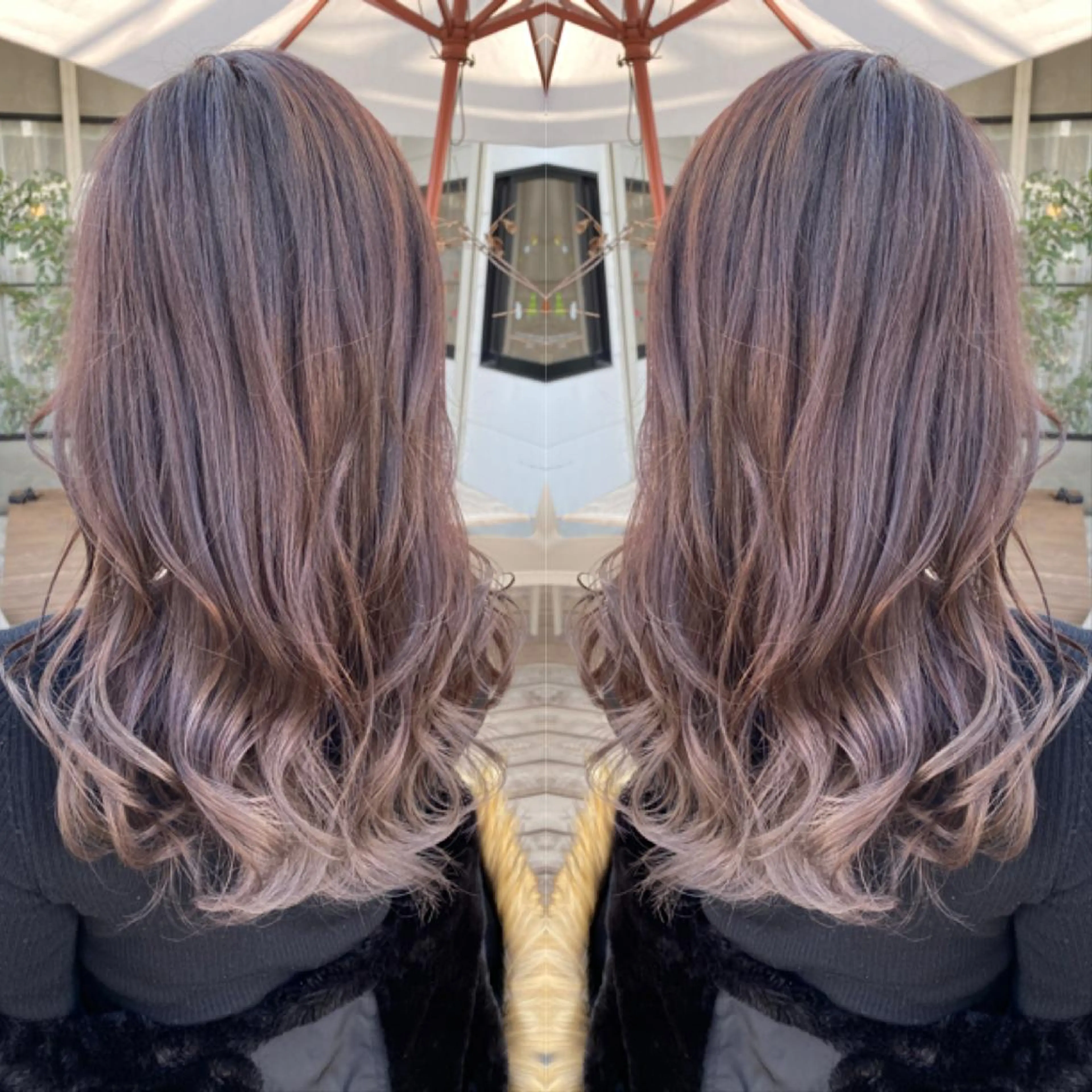 バレイヤージュ+aujuaトリートメントの写真