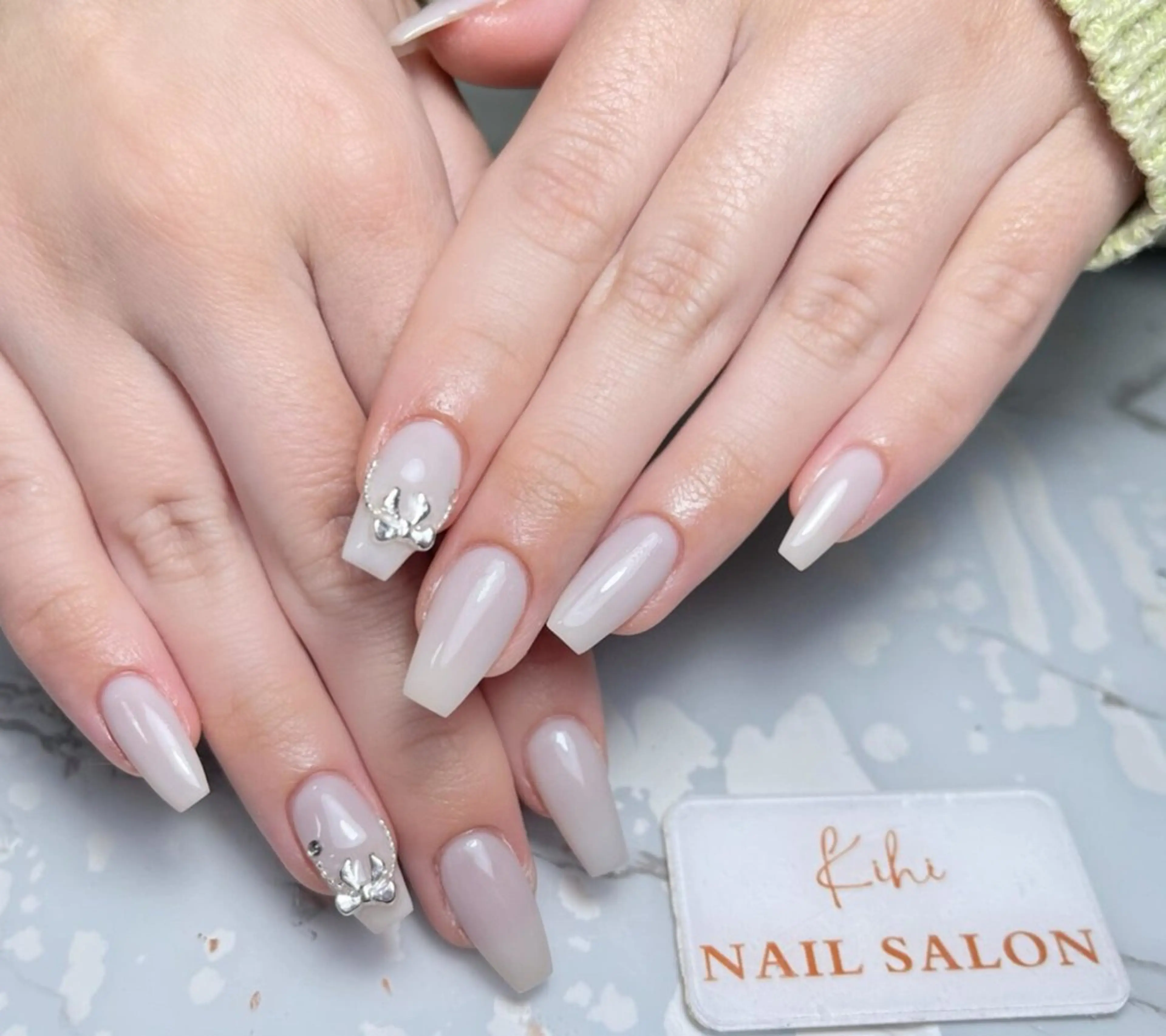 ネイル アートネイル フレンチネイル ジェルネイル グラデーション 韓国ネイル 村中 ハナのネイルデザイン