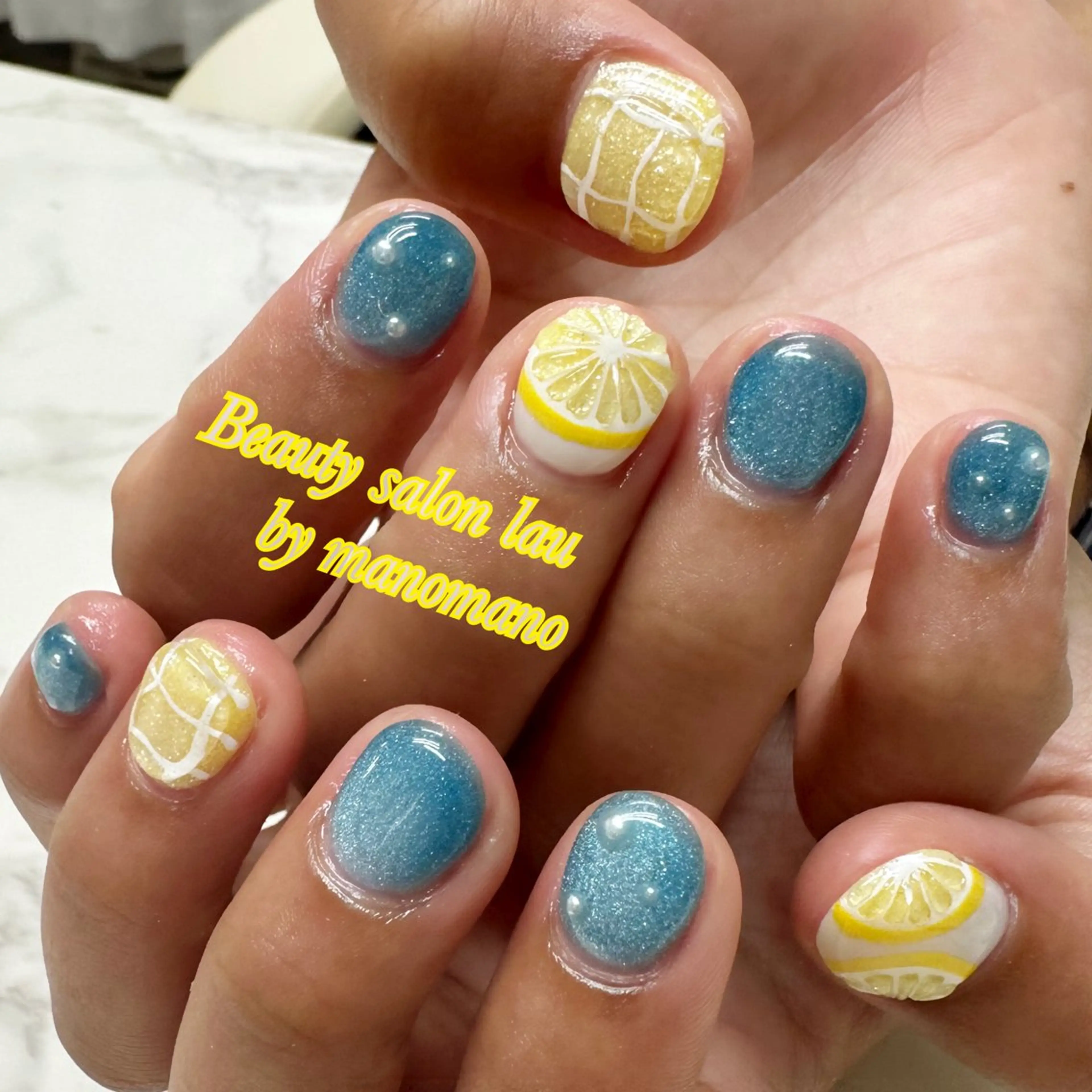 ネイル ハンドネイル ラウバイマノマノ なかざとのネイルデザイン