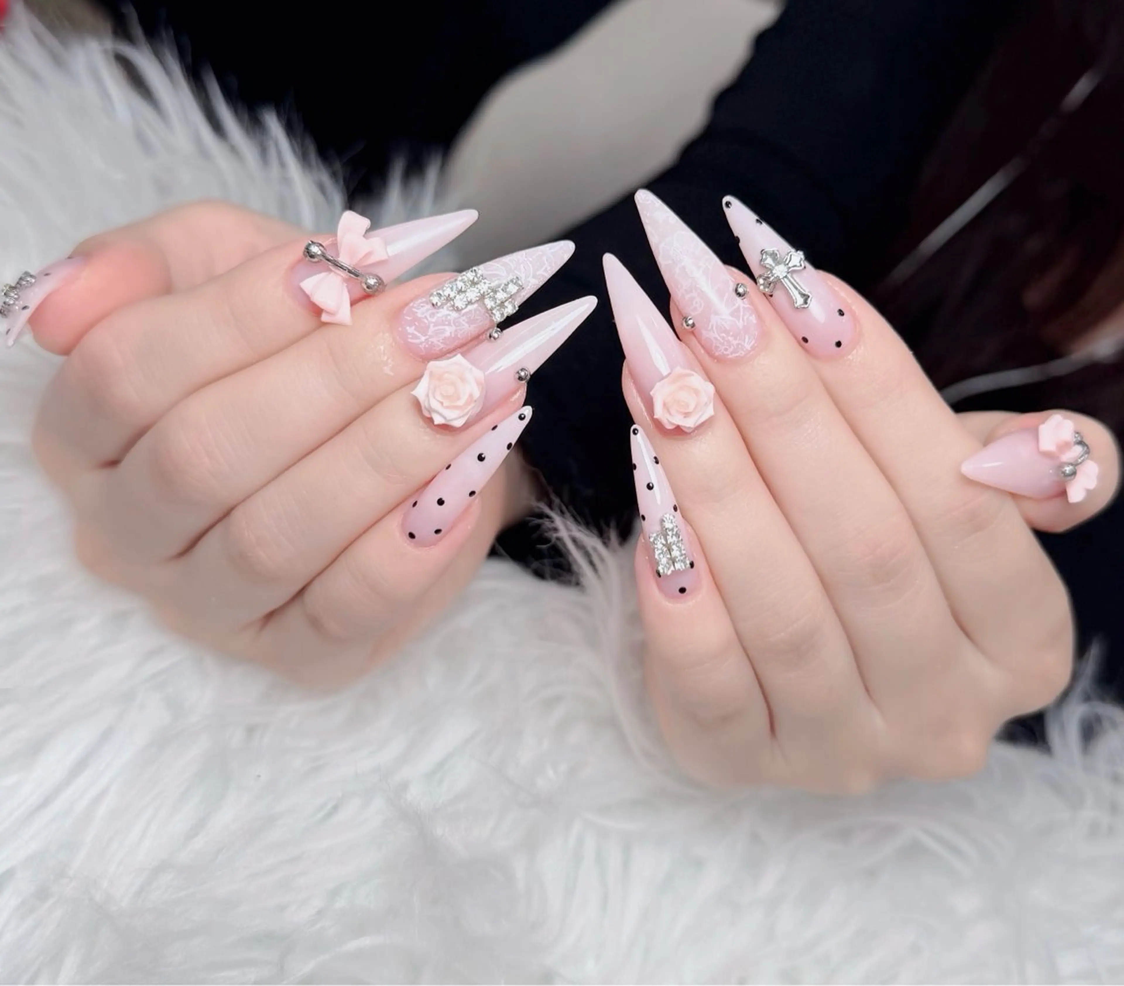 ネイル アートネイル 韓国ネイル 持ち込み ワンホンネイル ハンドネイル Lenie Nail Salonのネイルデザイン