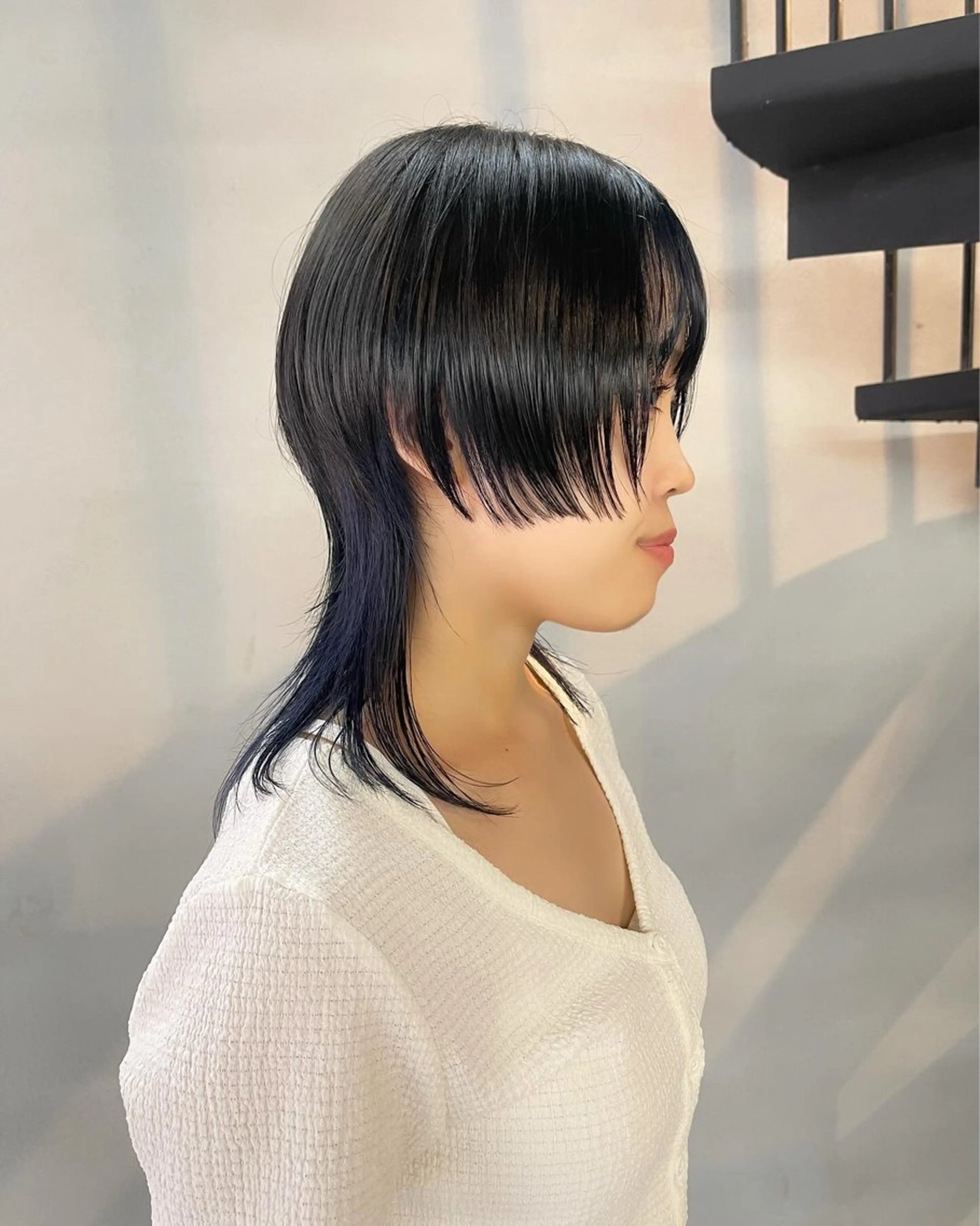 ミディアム ウルフカット カット 柏 ウルフ/レイヤー 田中佐和🐺のヘアスタイル