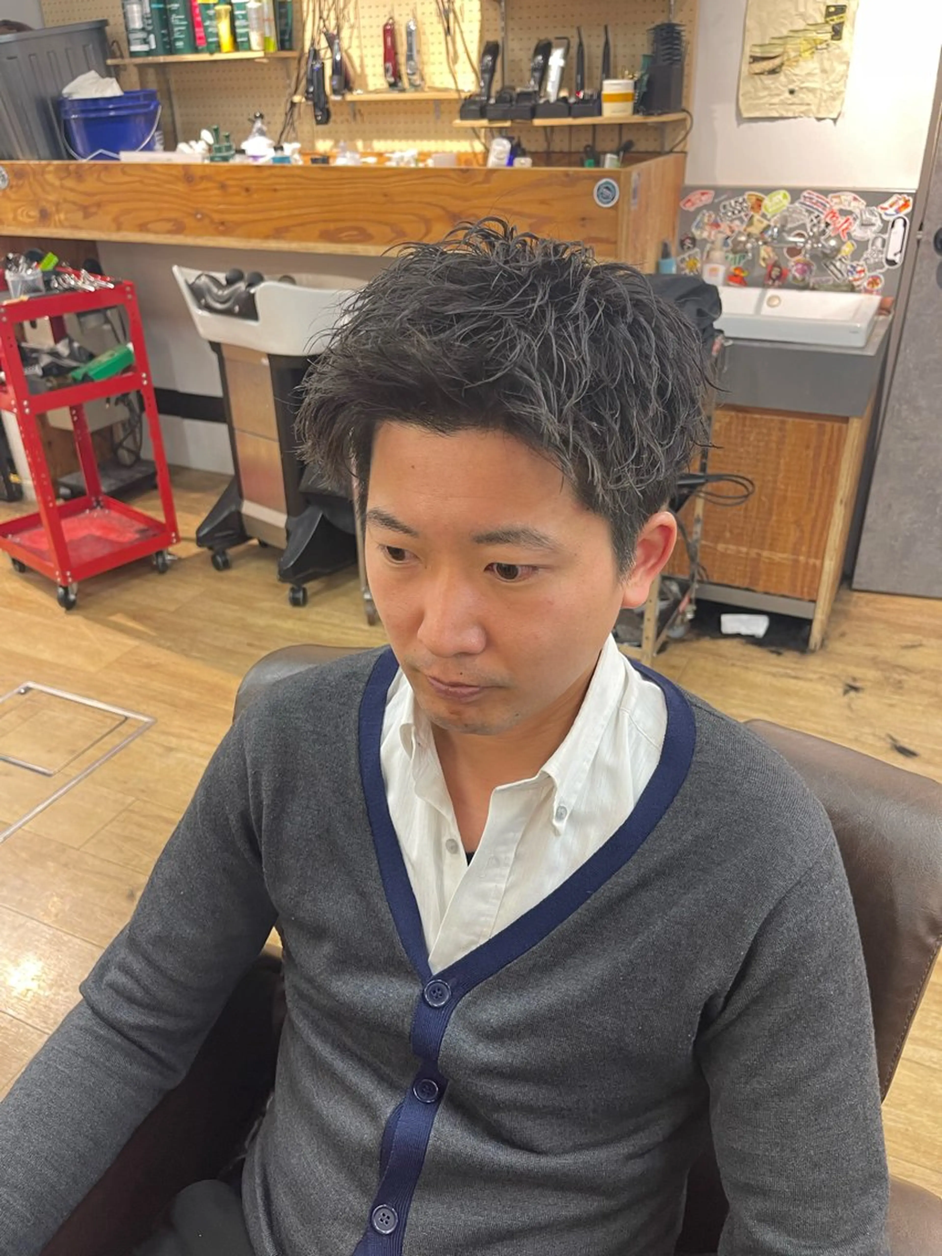 ショート QUONHEAL 淀屋橋所属・阿部 春道のヘアスタイル