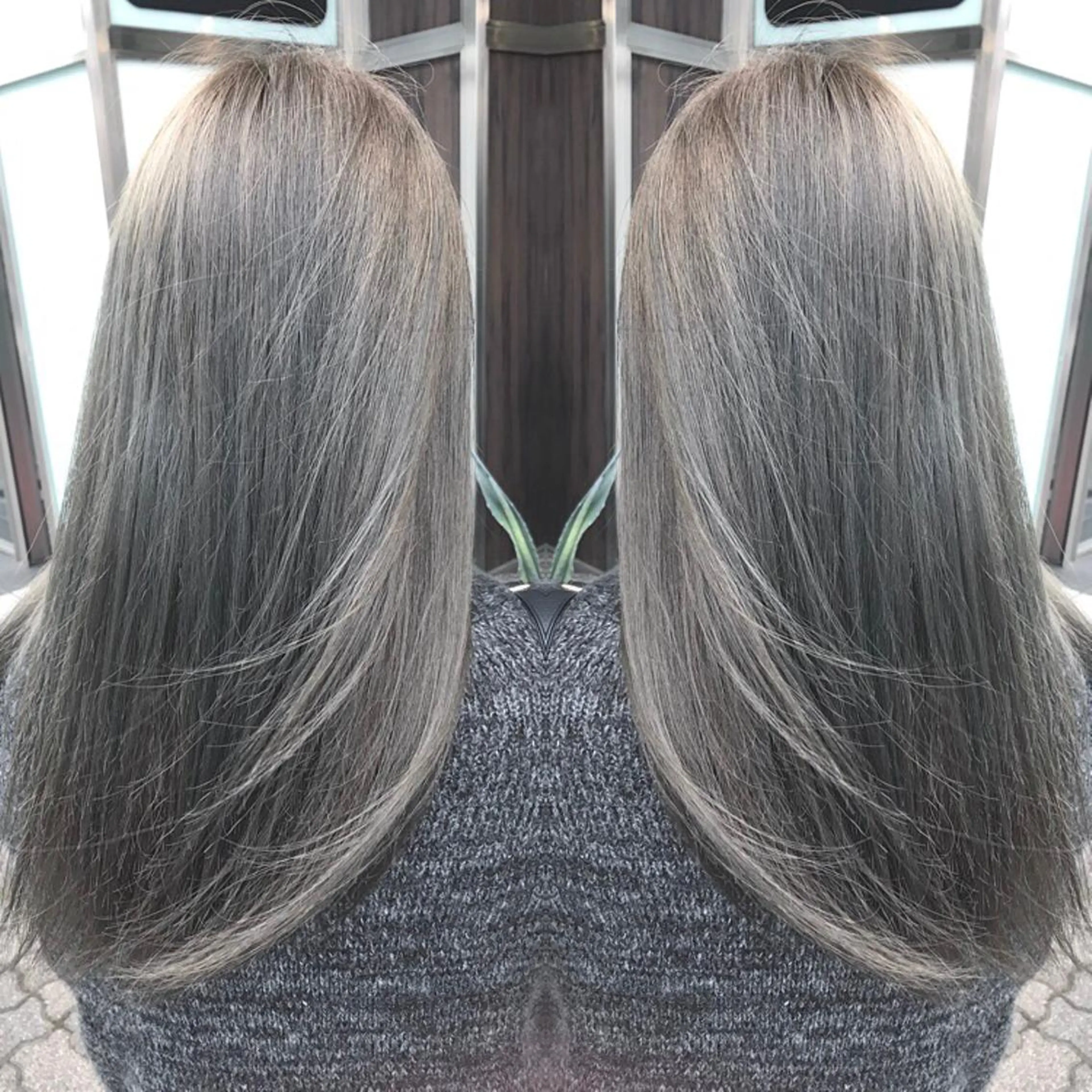 ロング カラー イルミナカラー 青木 茂樹⭐️ 透明感カラーのヘアスタイル