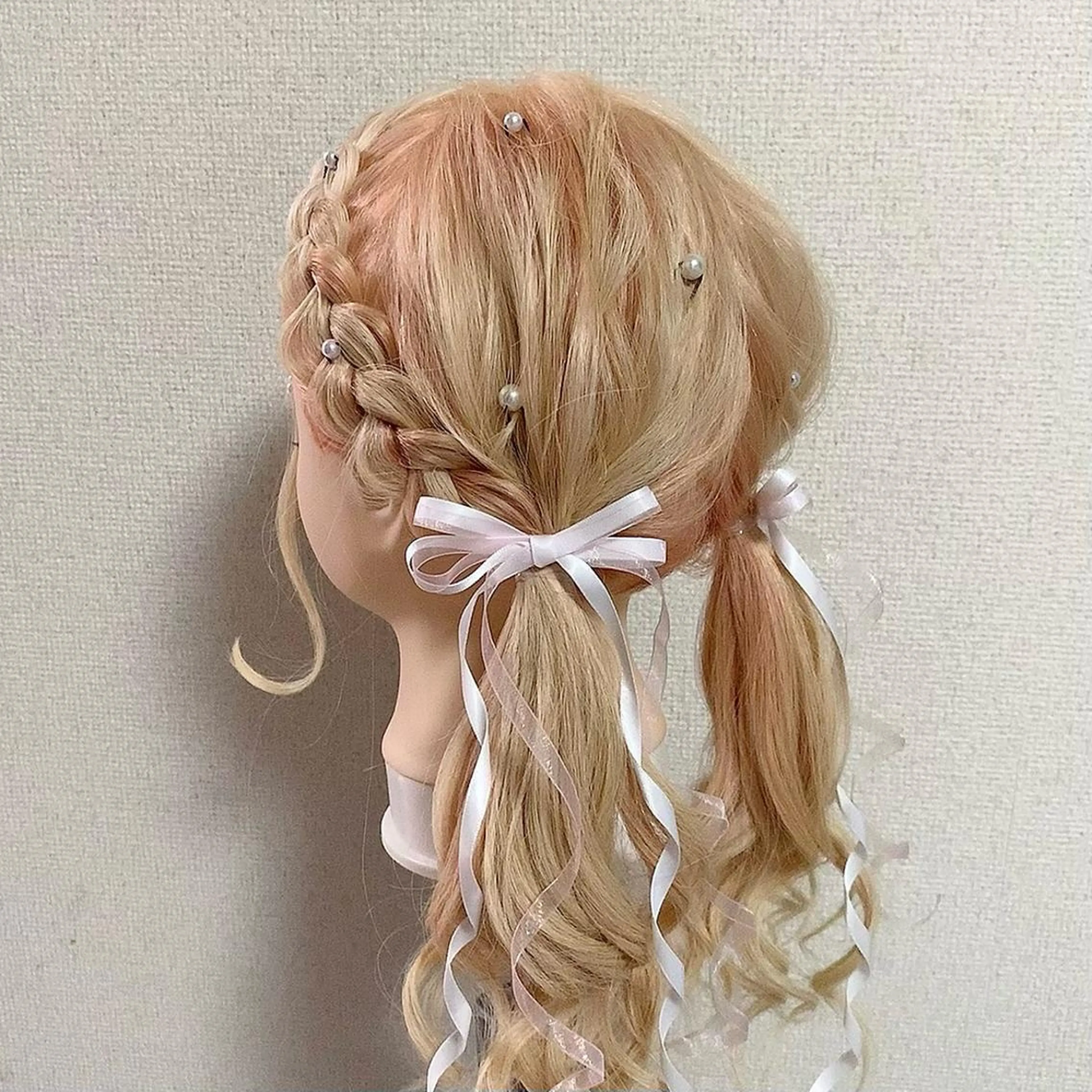 セミロング ヘアアレンジ ツインテール 🩶ヘアセット Ayaha🩶のヘアスタイル