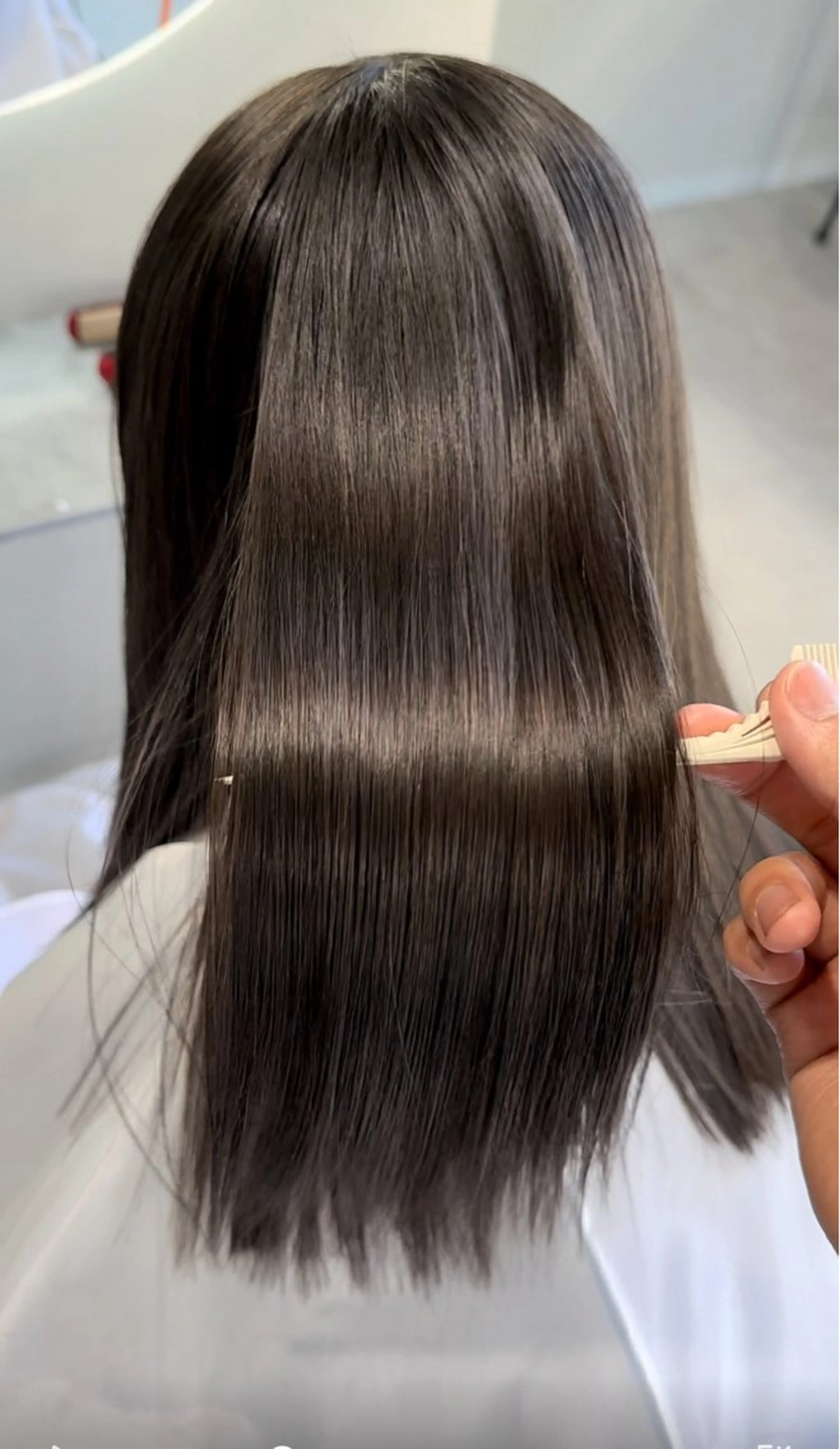 ロング ANNDER所属・遠藤惟斗/自由が丘/ 透明感カラー/パーマのヘアスタイル