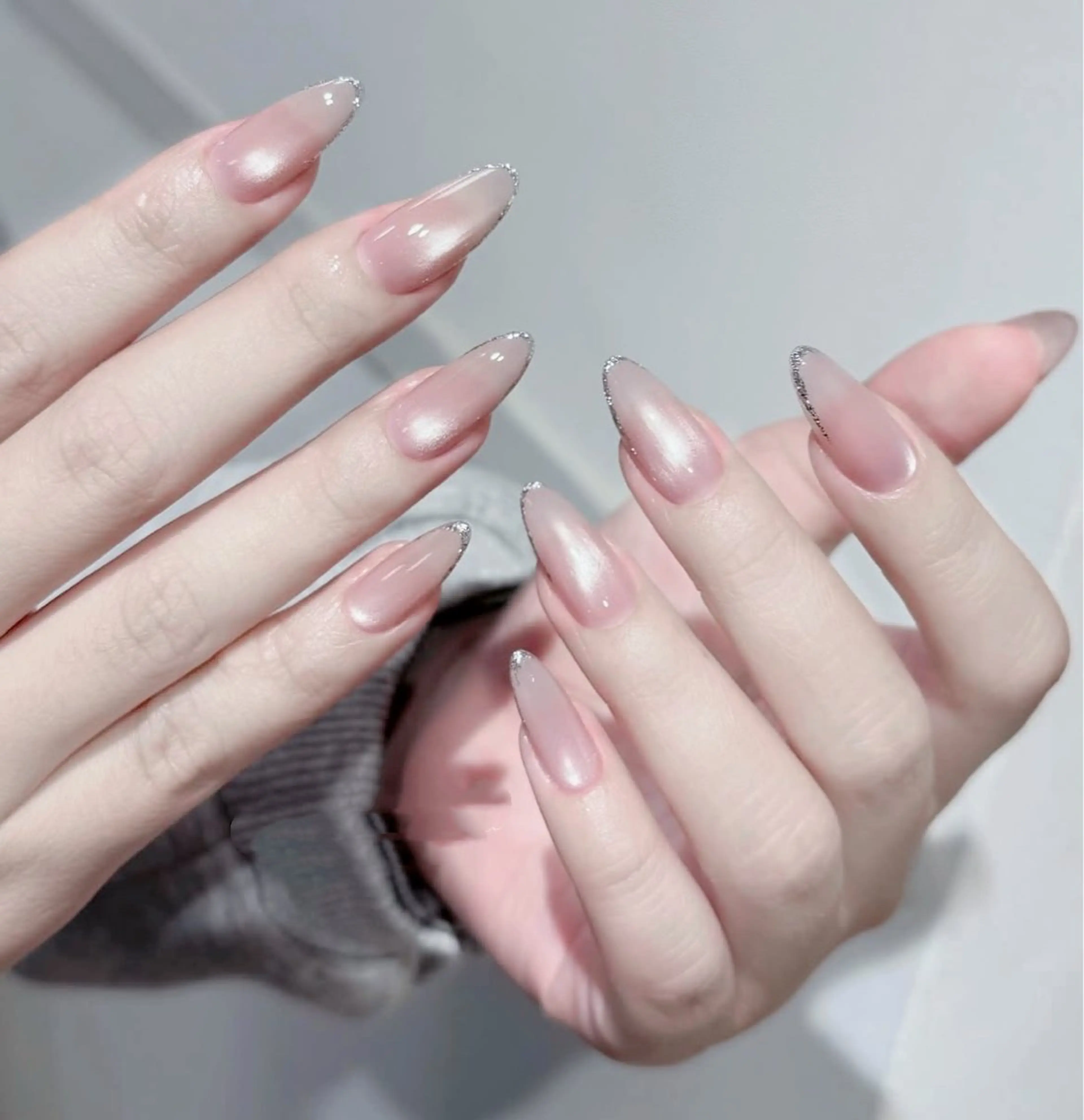 ネイル オーロラネイル チークネイル フットネイル フレンチネイル ジェルネイル NEW NAIL💞 yukiのネイルデザイン