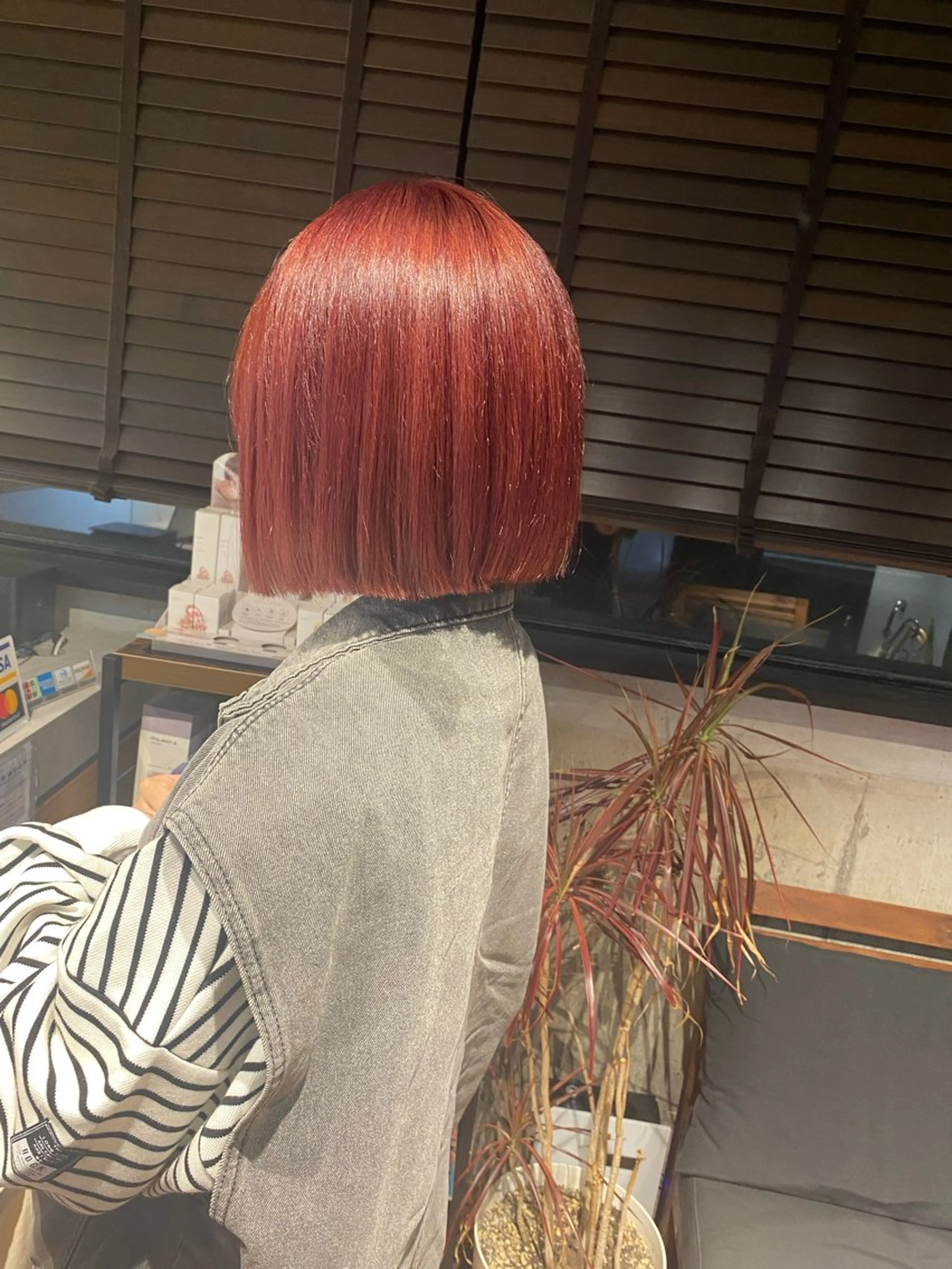 ミディアム カラー レッドカラー ヘアカラー Nﾟ秋田店【副店長】 aiのヘアスタイル