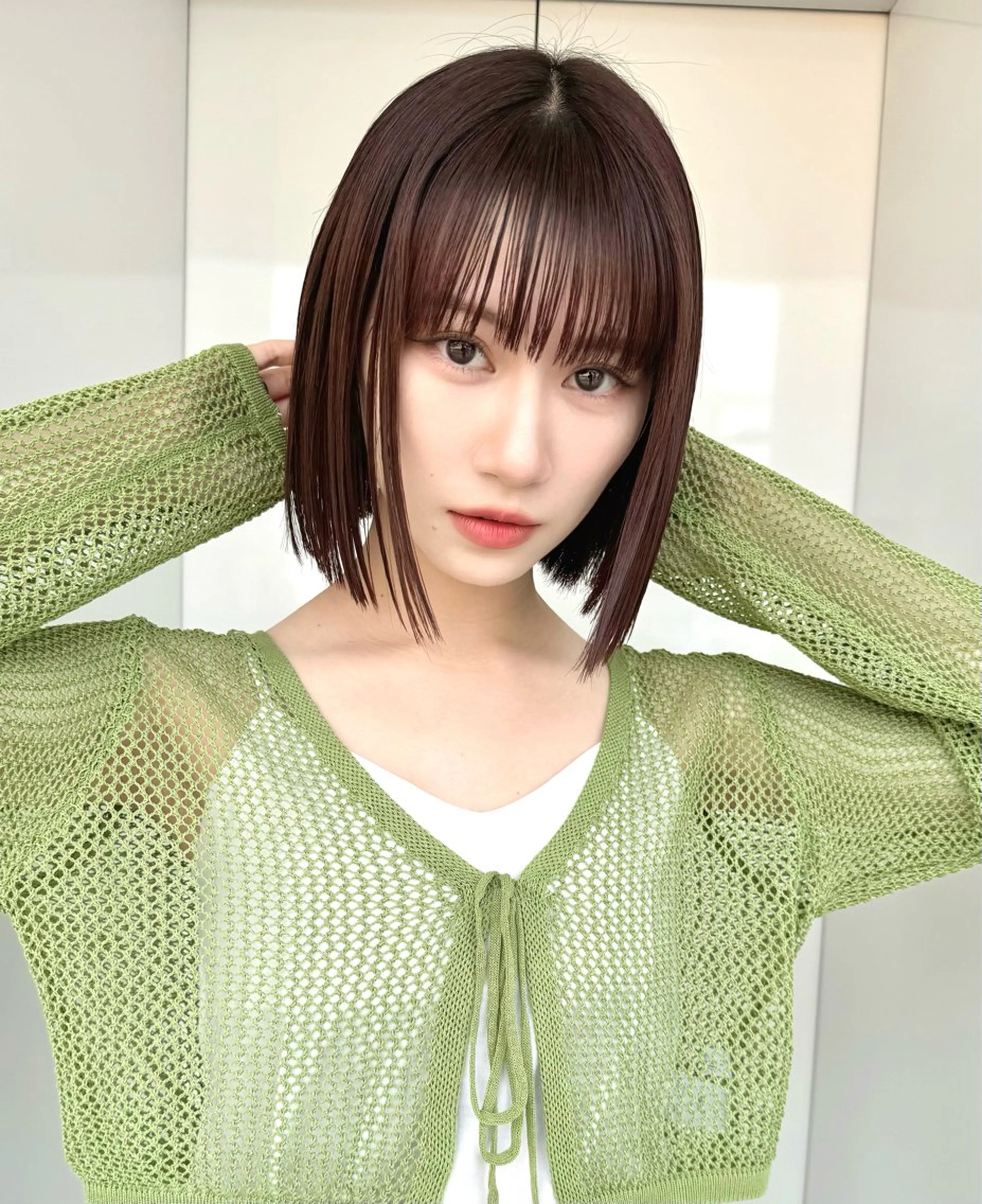 似合わせカット＋プレミアムケアカラー＋トリートメント付の写真