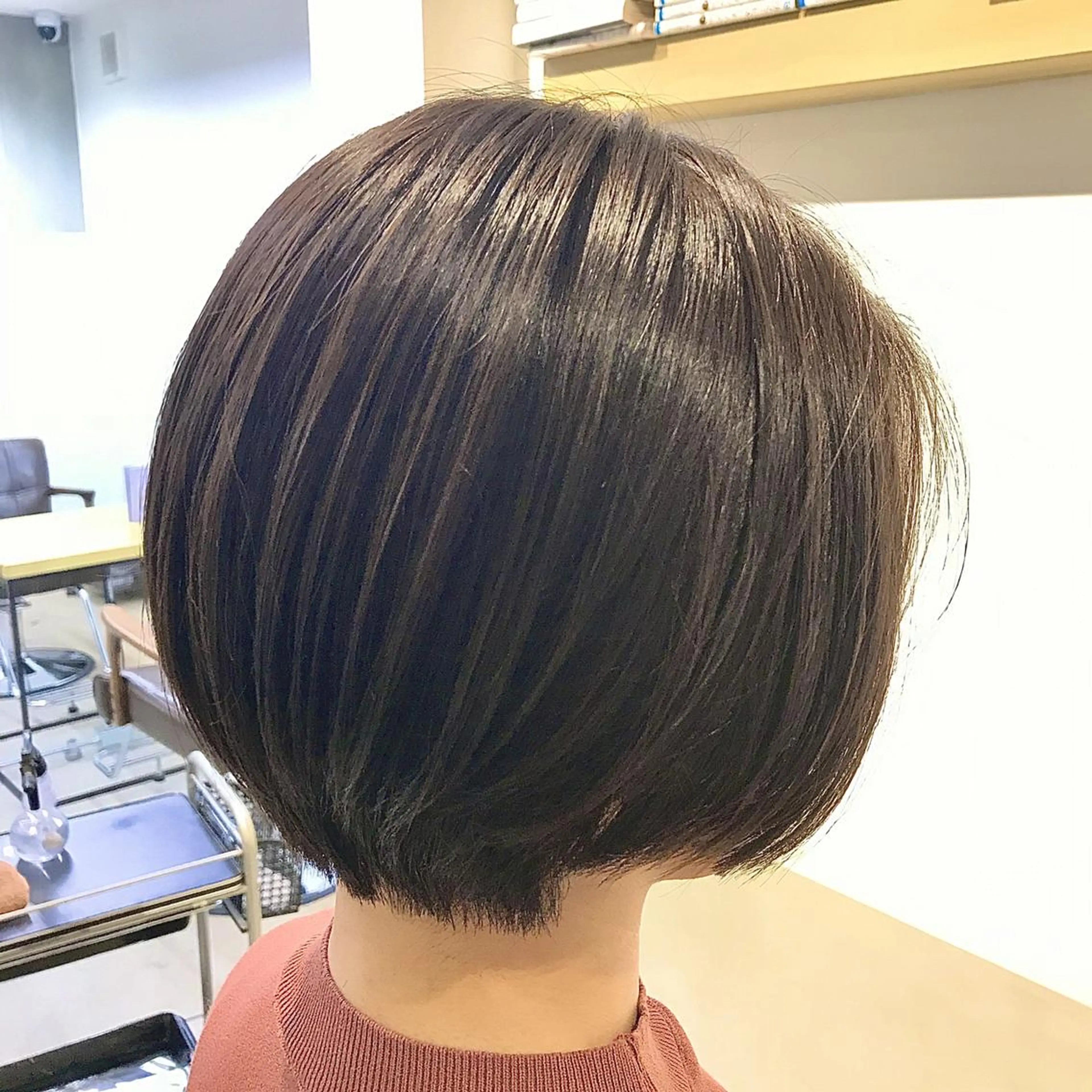 ショート ショートボブ 丸みショート ボブ ショートヘア ヘアカラー 【髪質改善カラー】 鈴木春樹/三軒茶屋のヘアスタイル