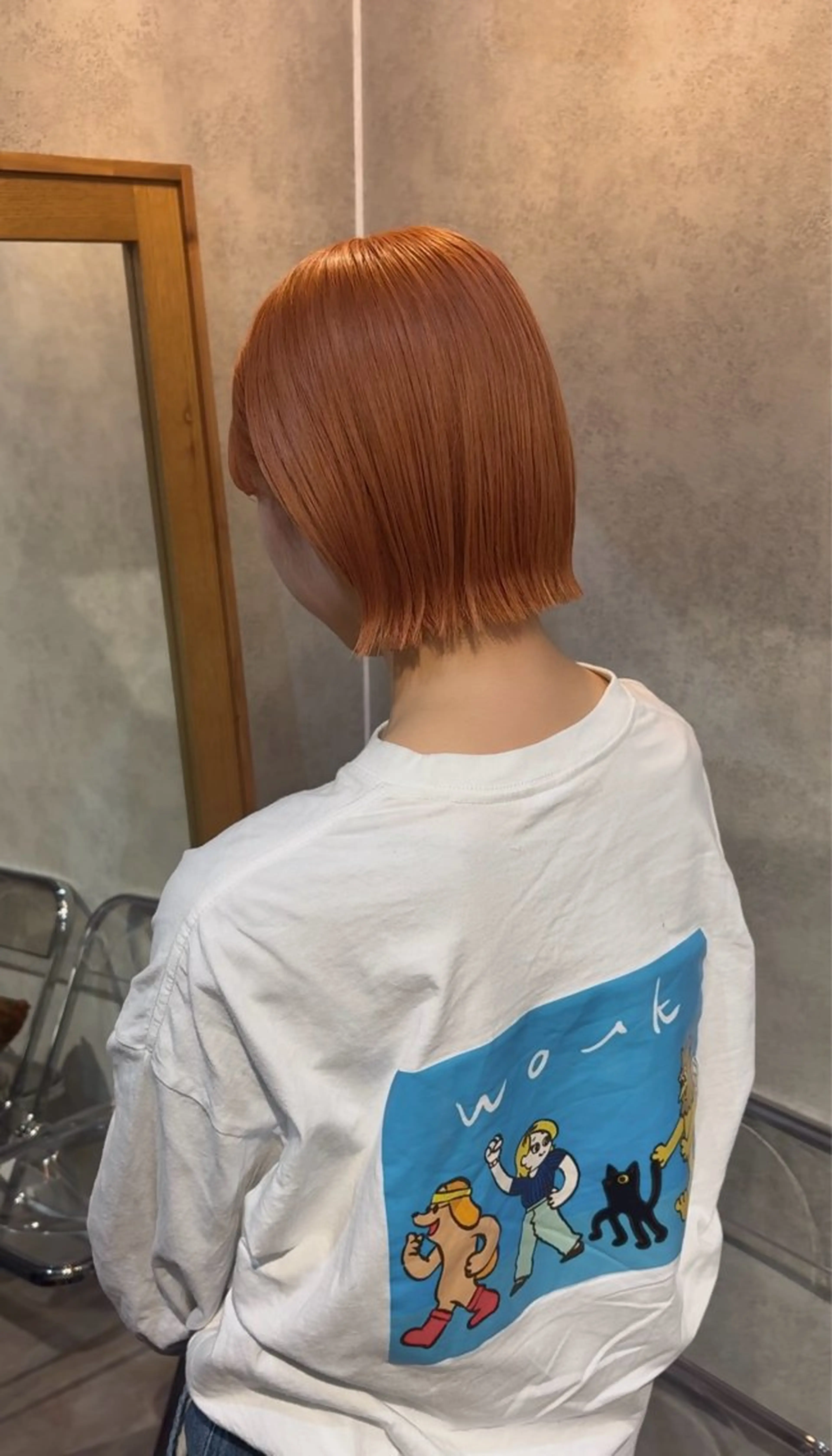 ショート 赤みオフの透明感職人 /ケア重視の美髪施術のヘアスタイル