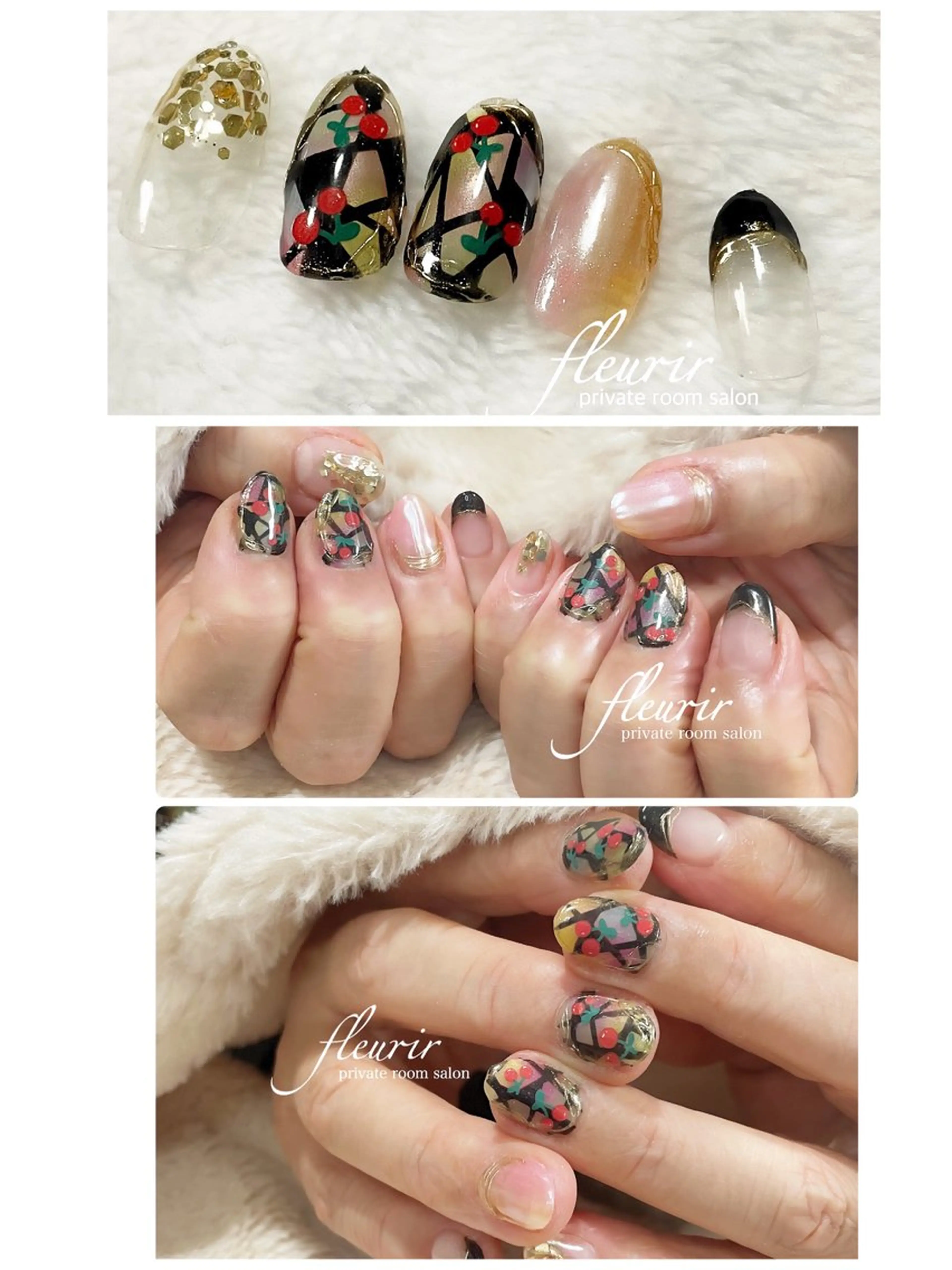 ネイル フルリール 【プライベートサロンのネイルデザイン