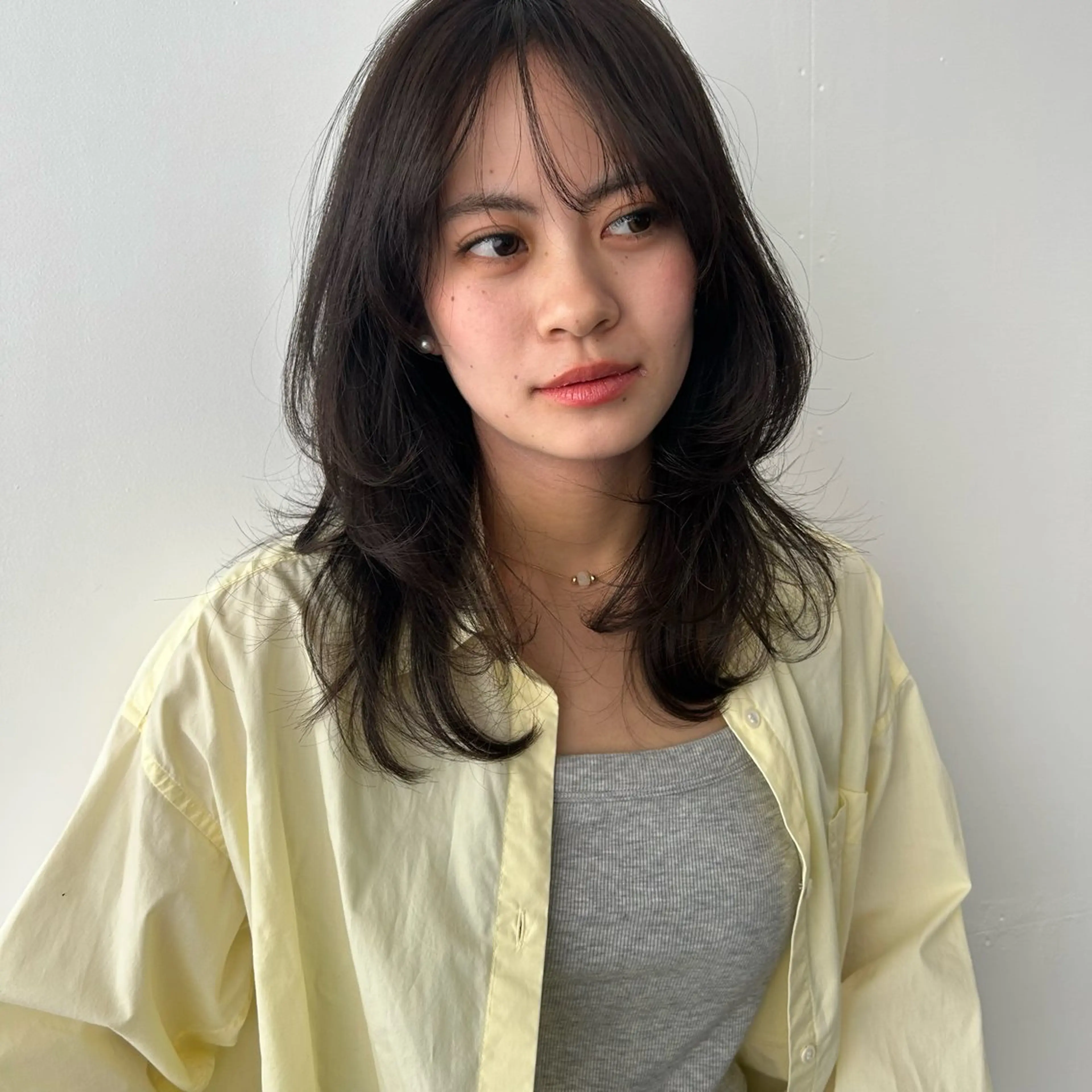 セミロング カット トリートメント 似合わせ アヤナのヘアスタイル