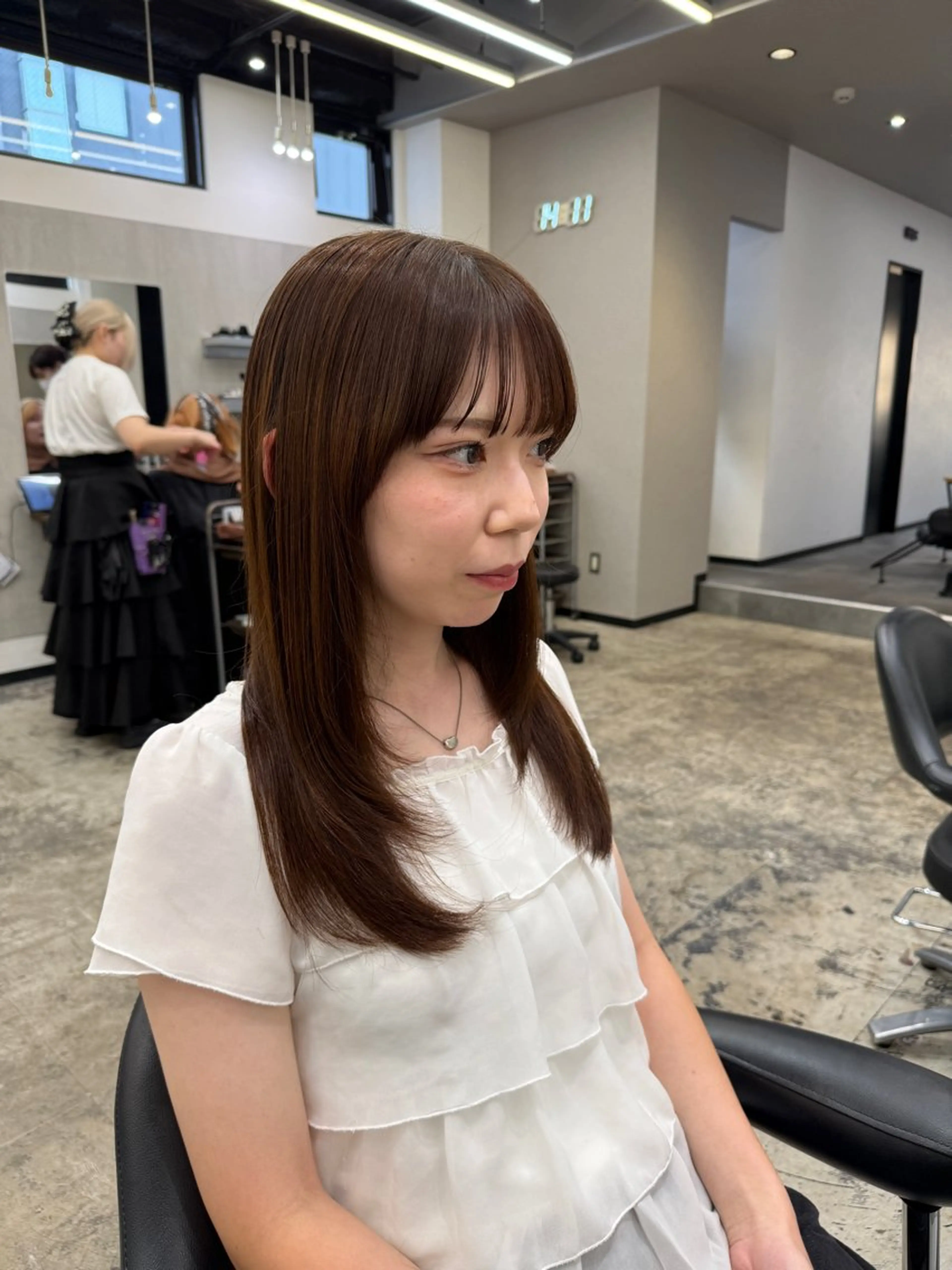 ロング カット カット¥1100 / 𝙍𝙪𝙣𝙖⟡.のヘアスタイル