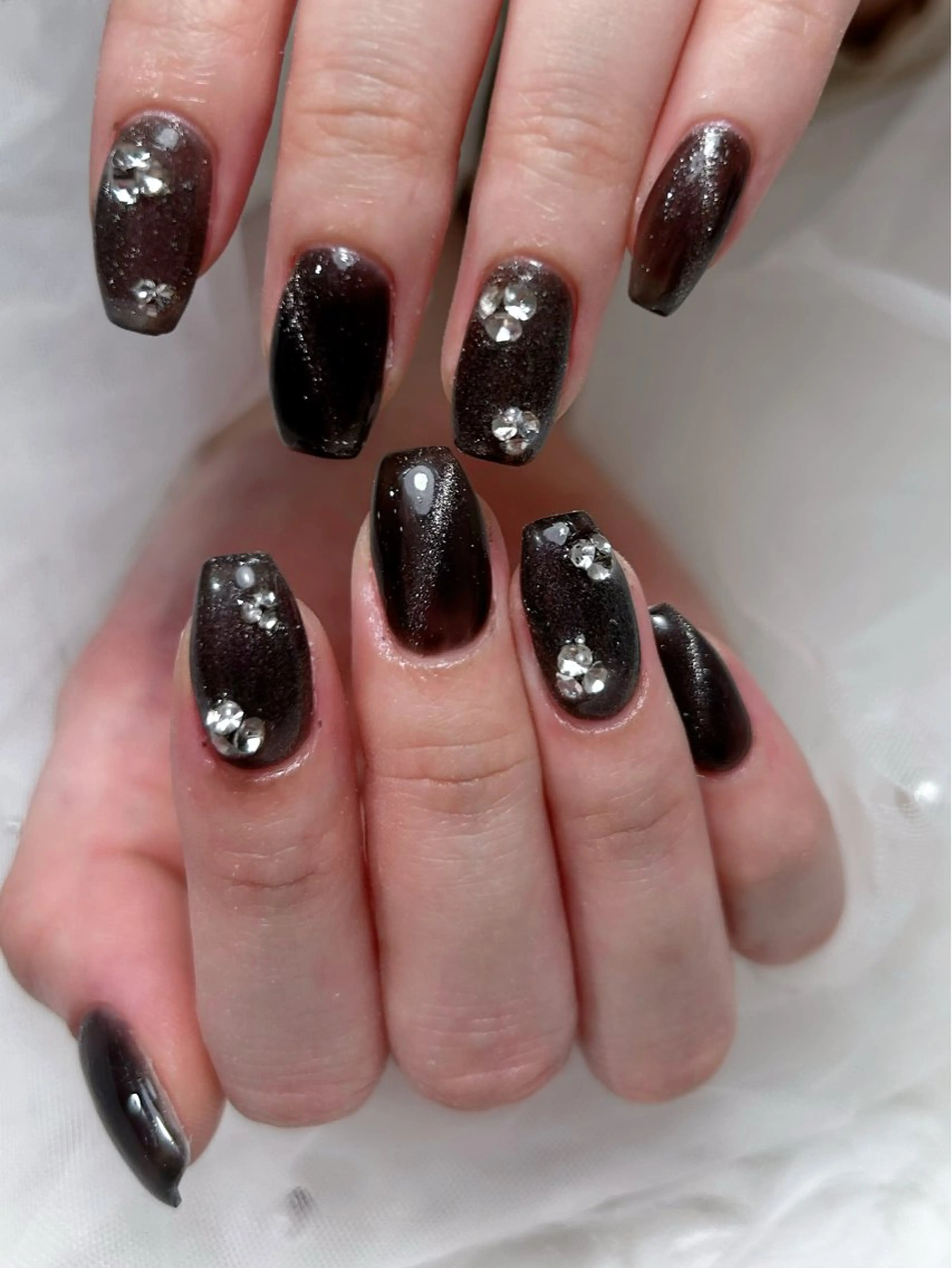 ネイル アートネイル 桜ネイル フレンチネイル ガラスフレンチ グラデーション ハンドネイル ハンドケア 🌈 Laule'aのネイルデザイン