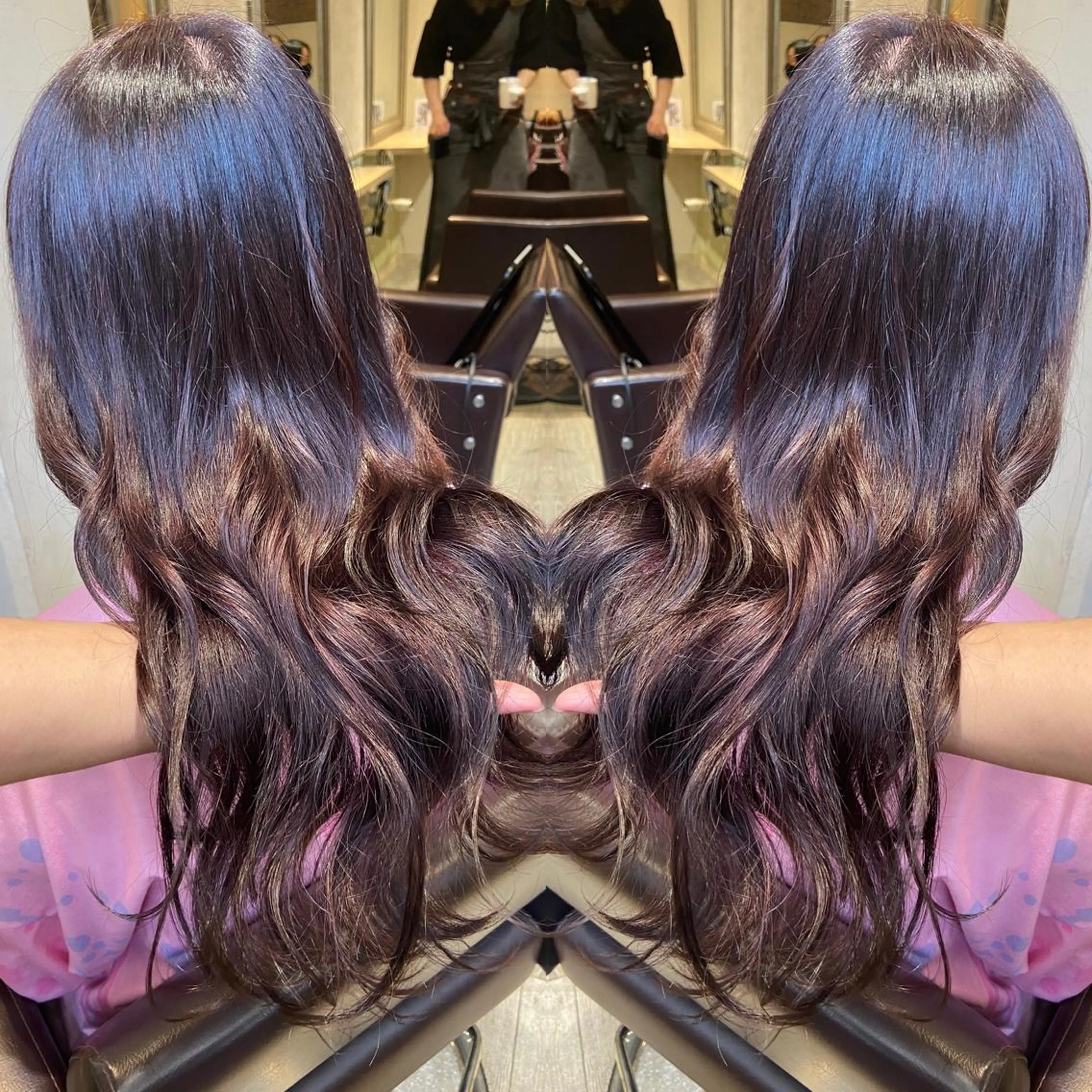 ロング カット ヘアカラー トリートメント ヘッドスパ 新宿No.1艶髪矯正 美艶カラー/FUKAのヘアスタイル