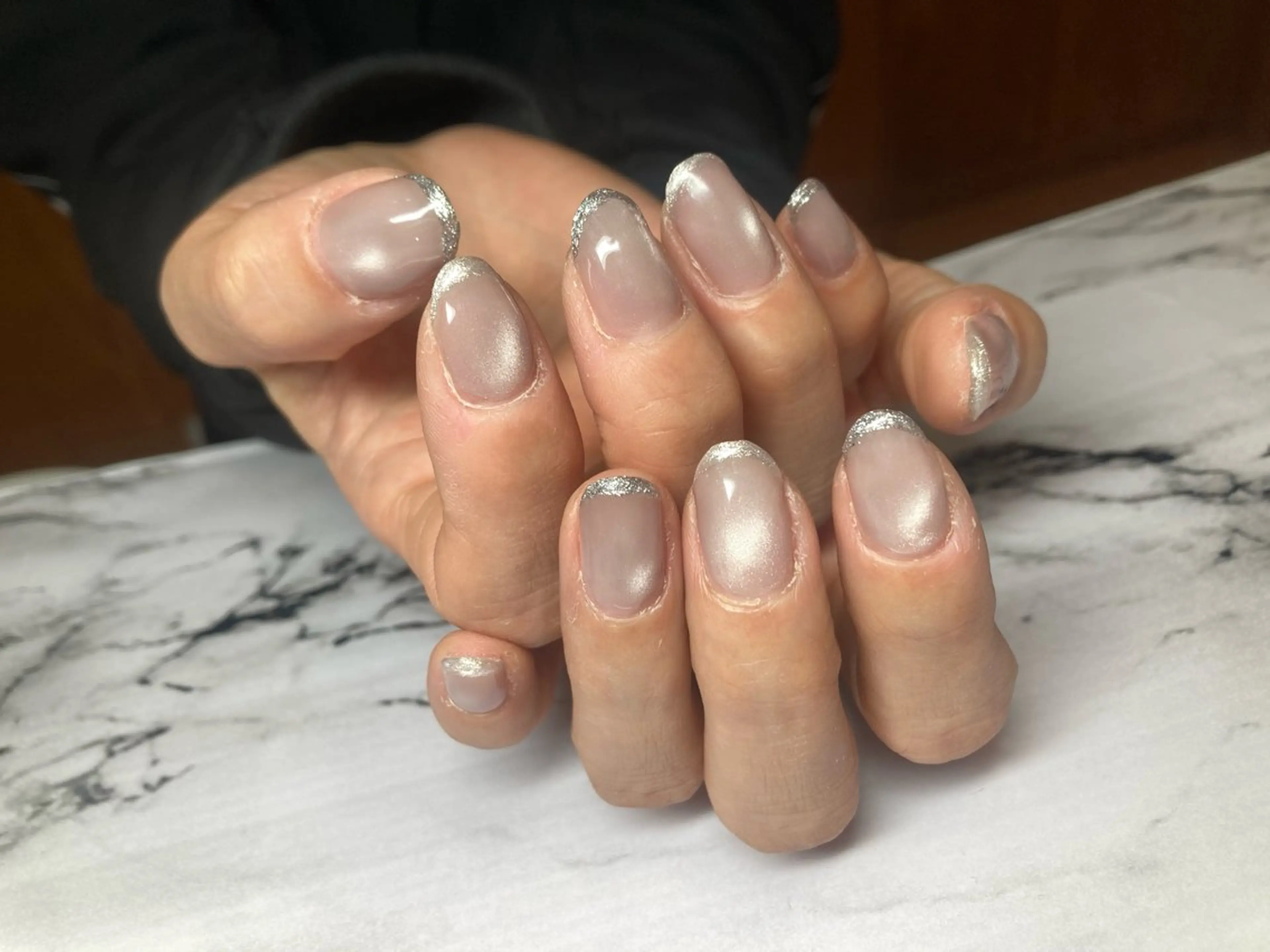 ネイル フレンチネイル ハンドネイル oowada ryokoのネイルデザイン