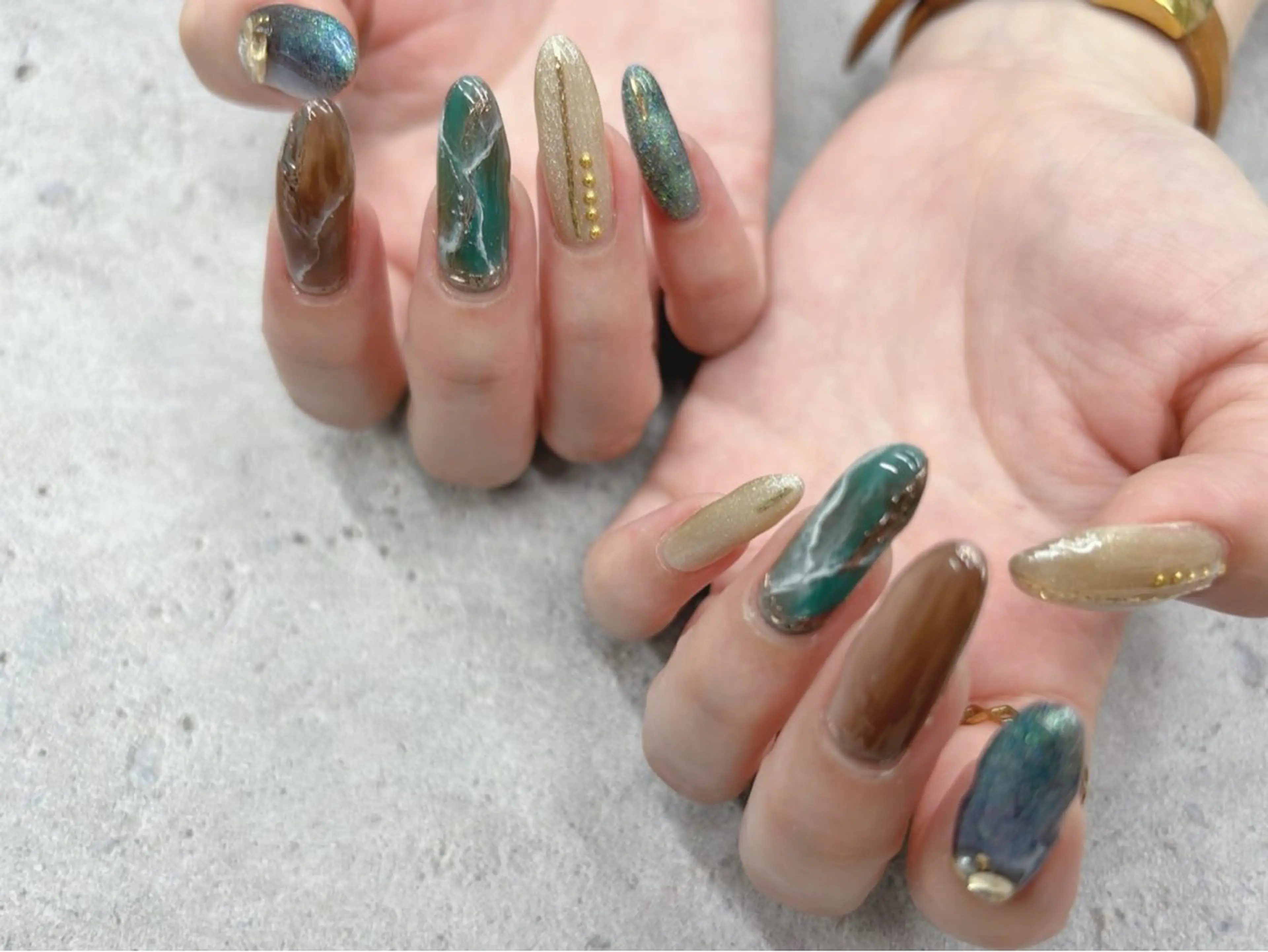 ネイル ニュアンスネイル ハンドネイル Nail Salon agré所属・agré ネイルサロン　アグレのネイルデザイン