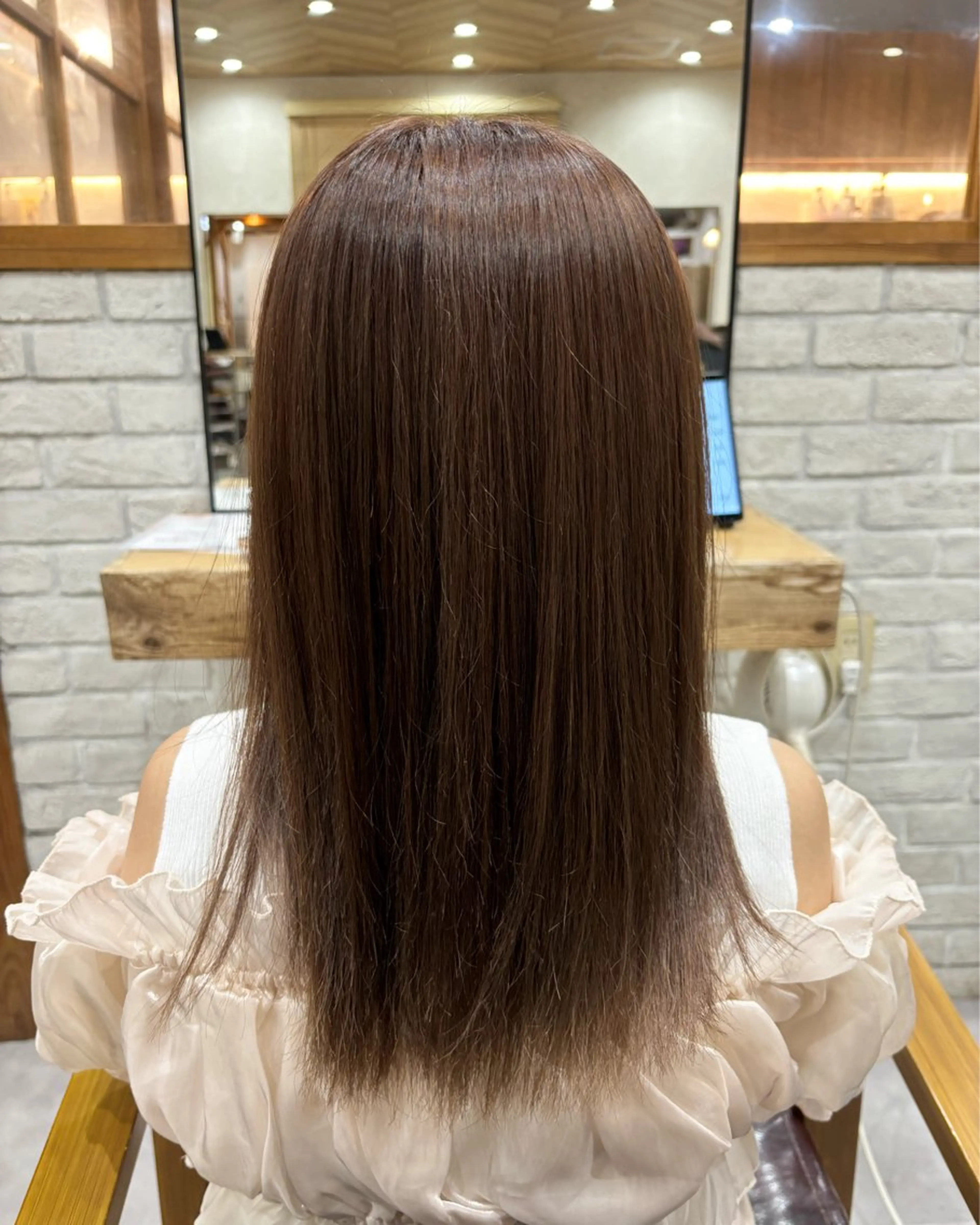 カラー ベージュカラー フォギーベージュ littlelink Mikuのヘアスタイル