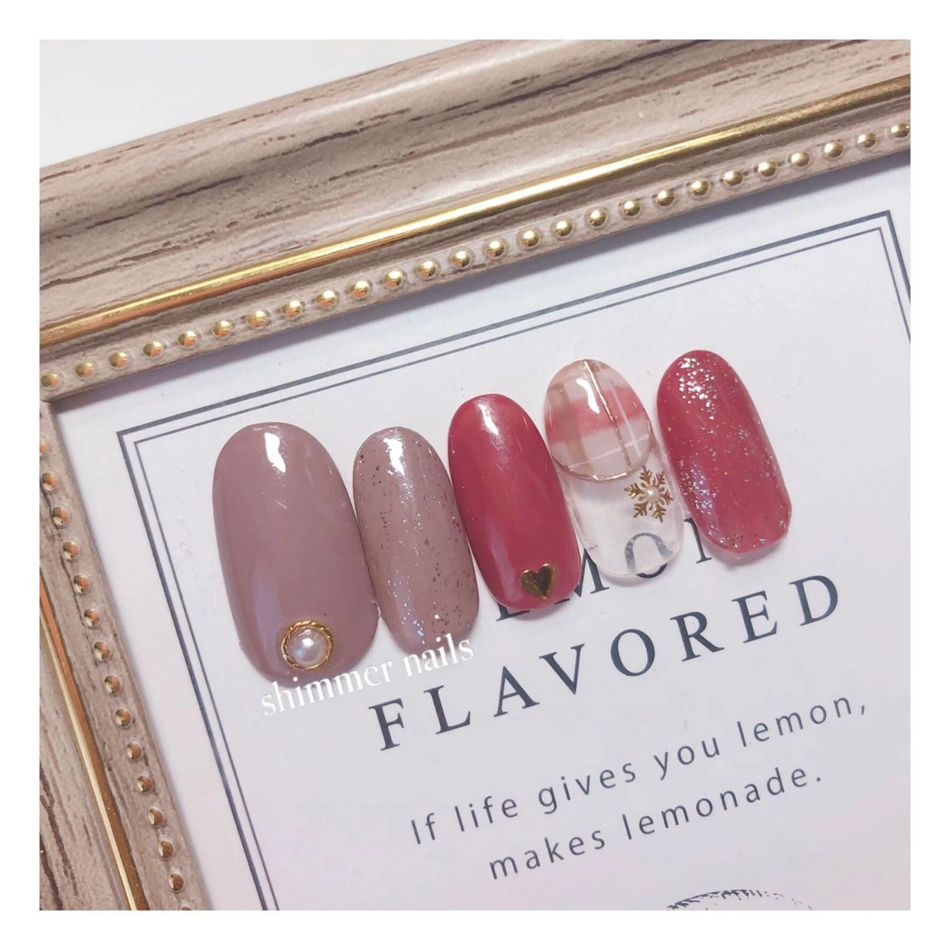 ネイル フレンチネイル shimmer nailsのネイルデザイン