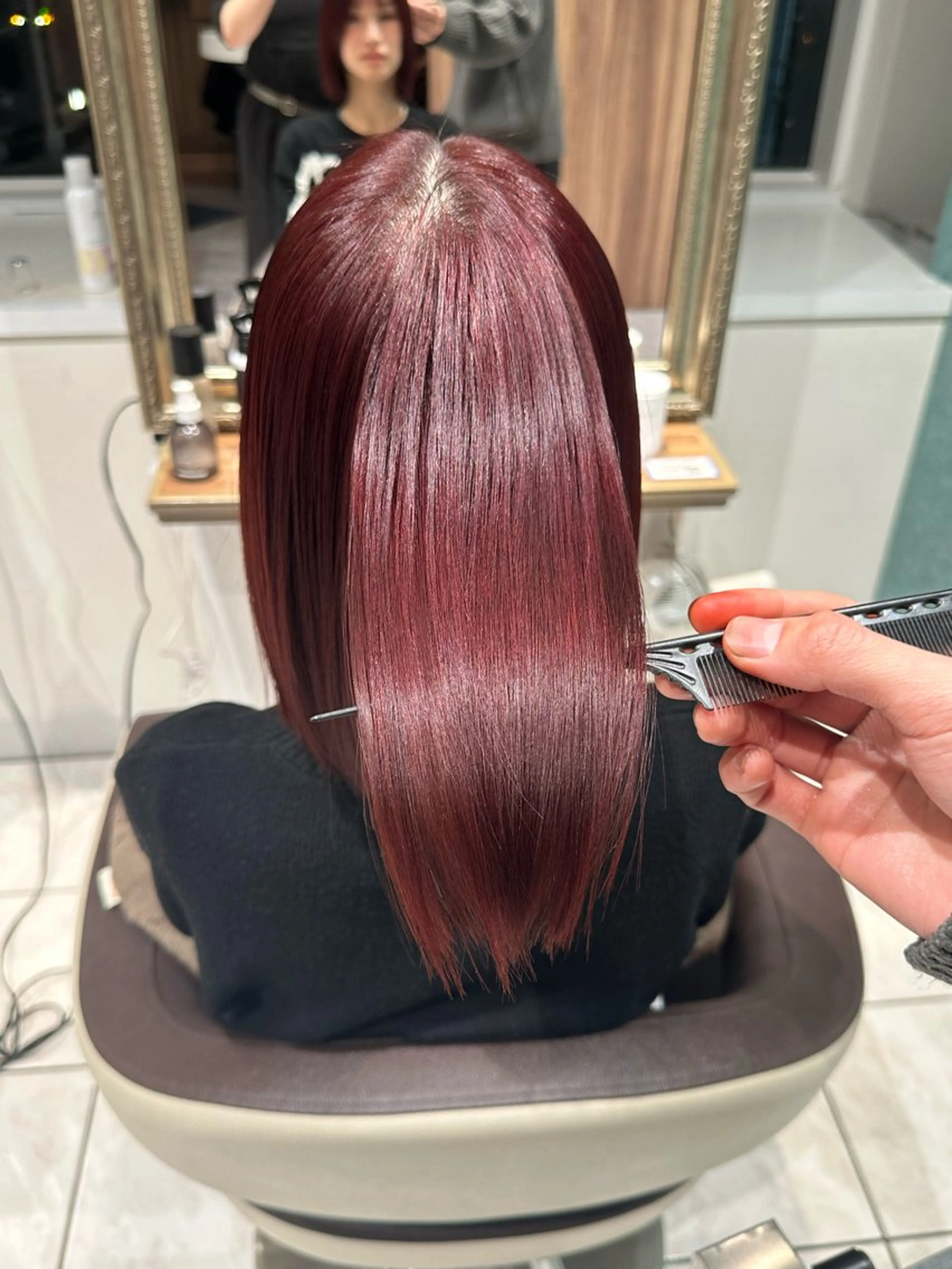 ミディアム カラー Ash西葛西 /momijiのヘアスタイル