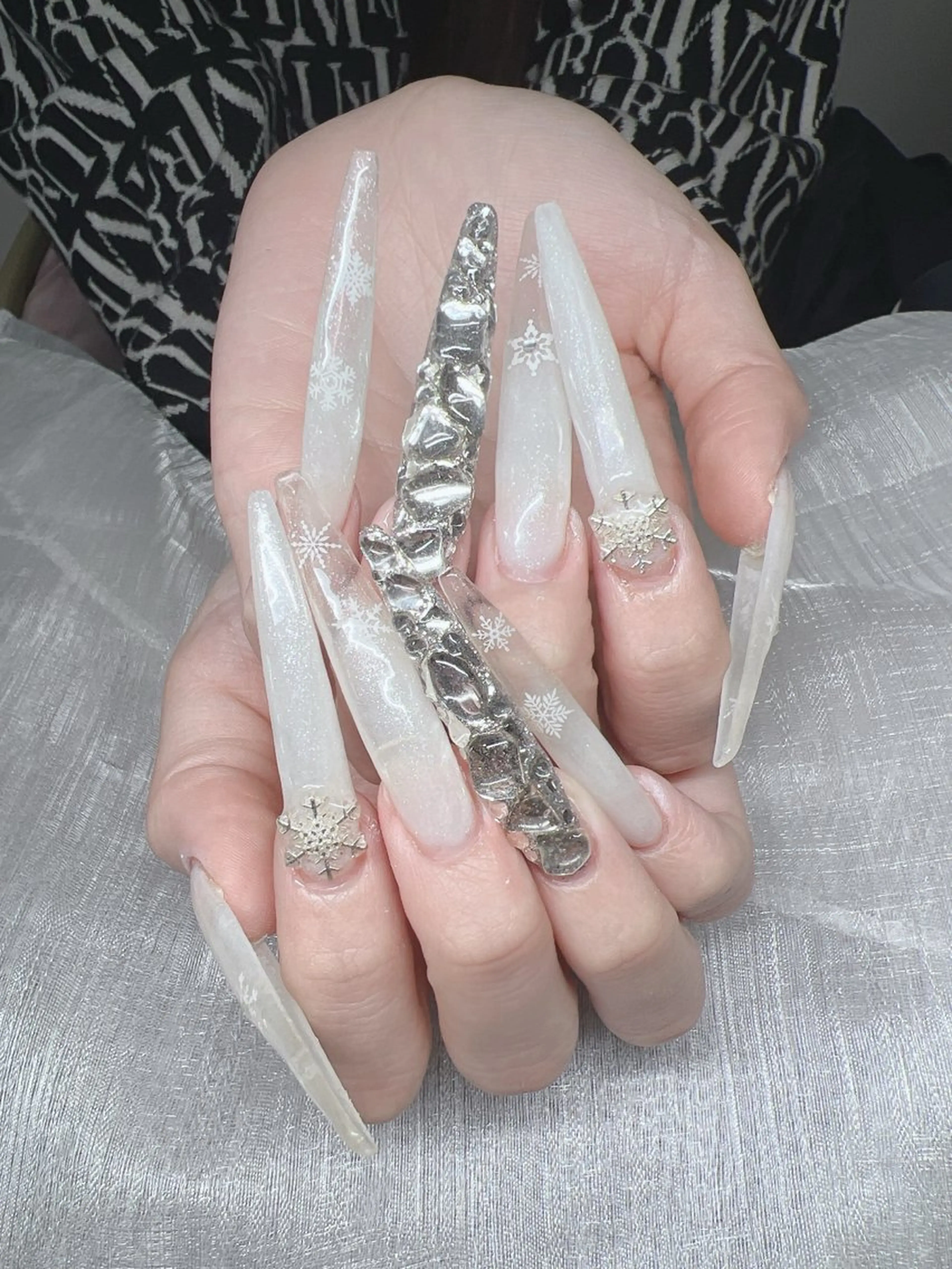 ネイル ハンドネイル Lee Nails チップ長さだし専門店のネイルデザイン