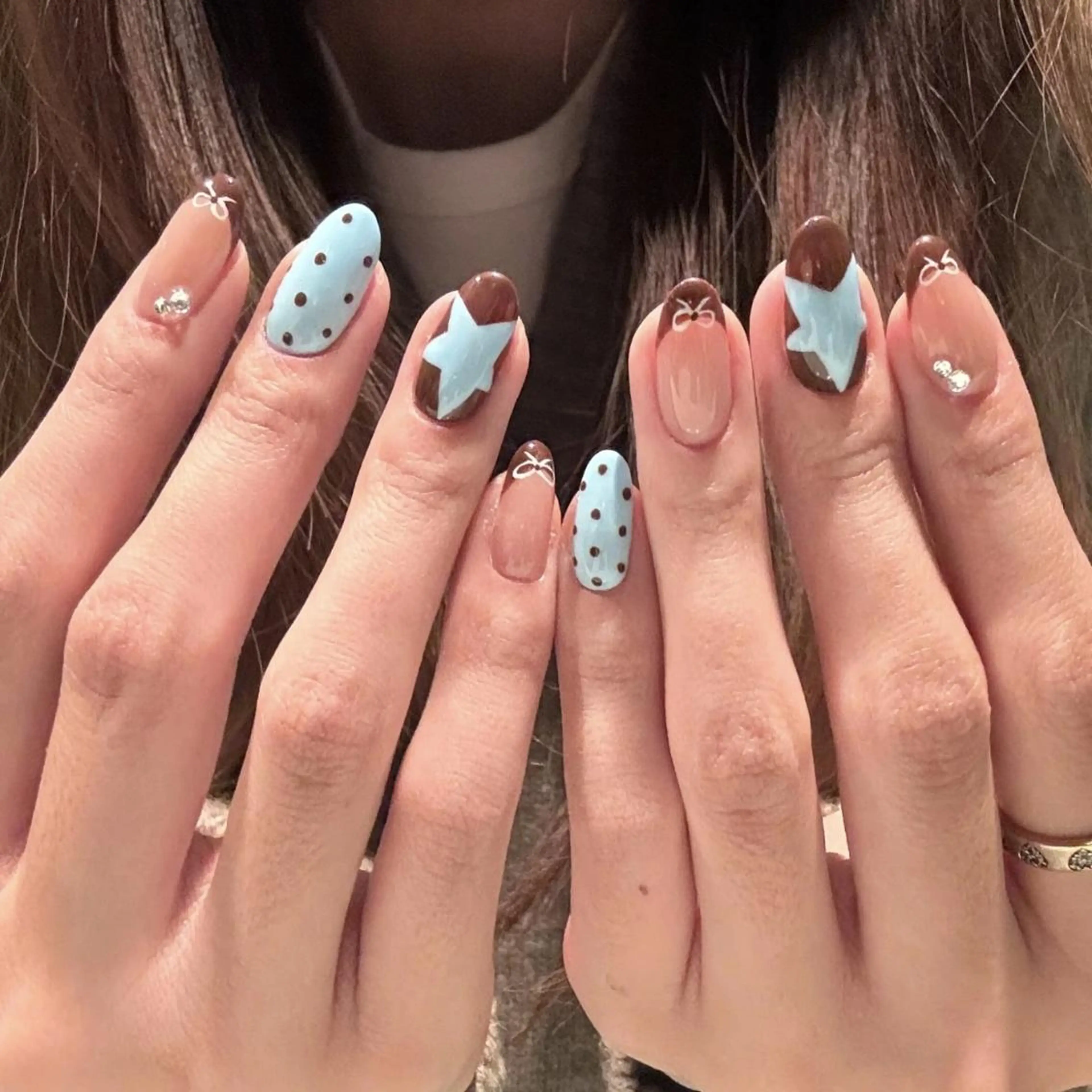 ネイル ハンドネイル ハンドケア 🍑 momo_nailのネイルデザイン