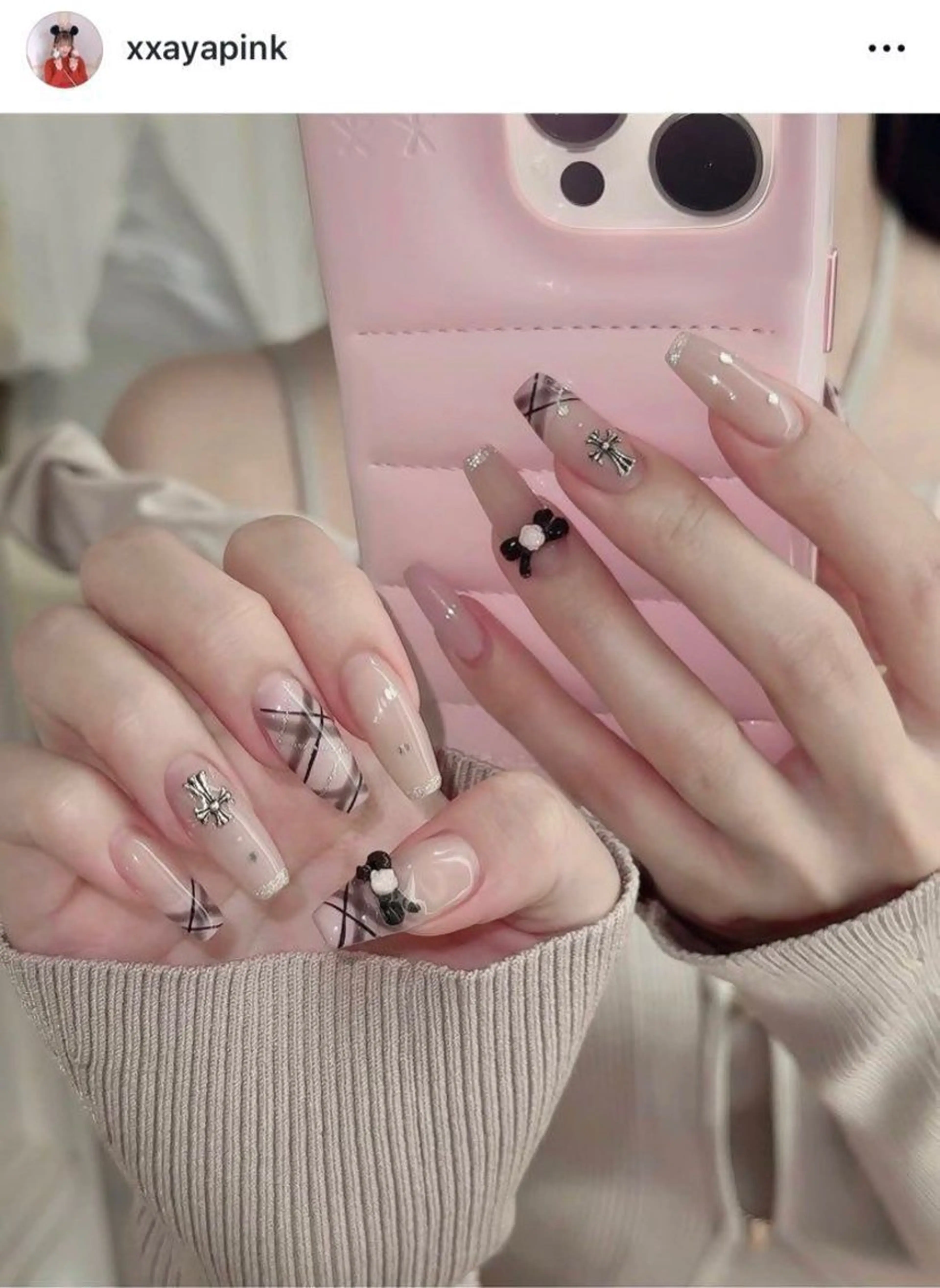 ネイル 韓国ネイル ロングネイル マグネットネイル シンプルネイル ワンホンネイル ハンドネイル JOSIE nail studioのネイルデザイン