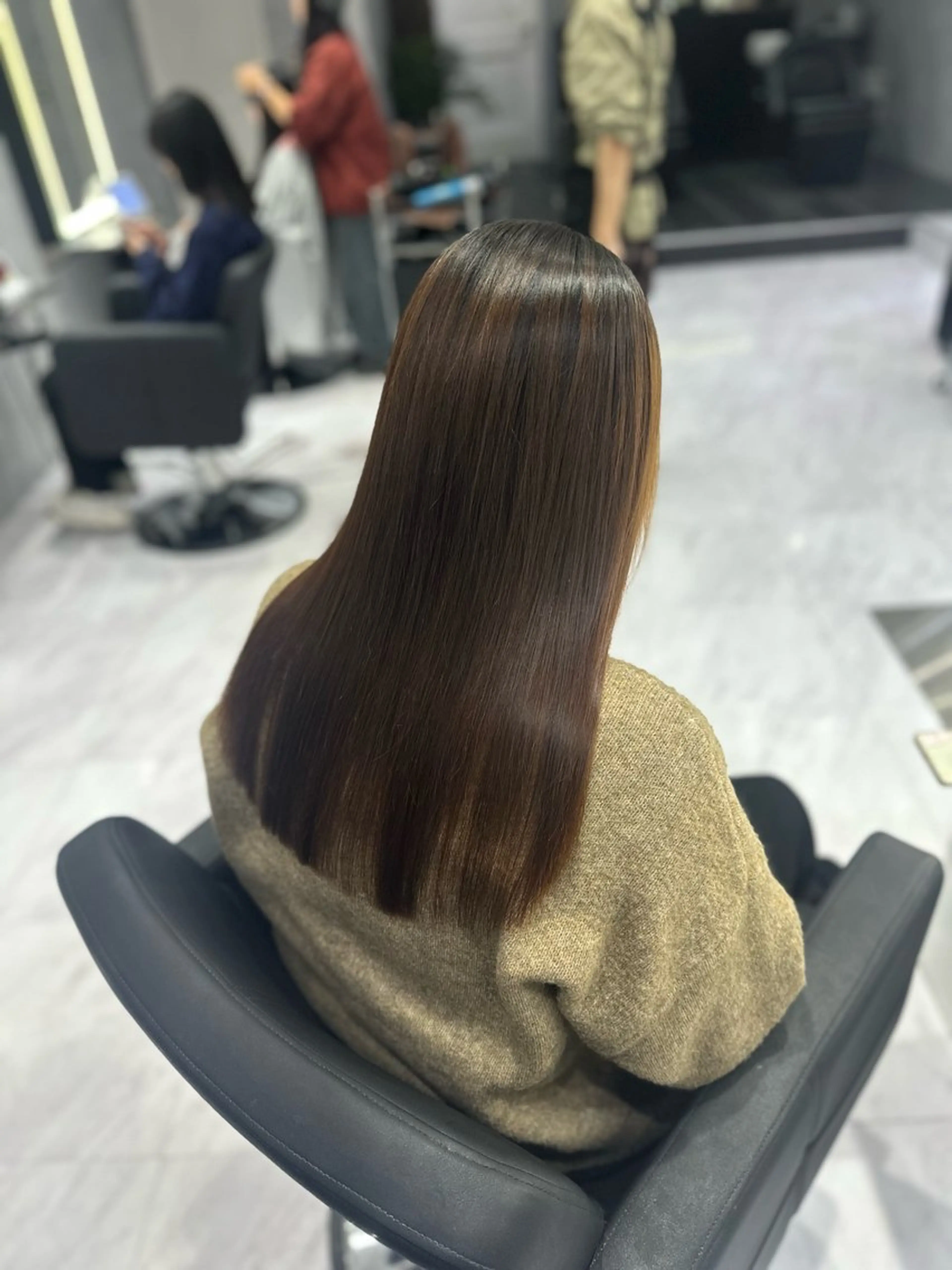 セミロング パーマ 縮毛矯正 CS made by SHACHU 栄所属・中村 さきのヘアスタイル