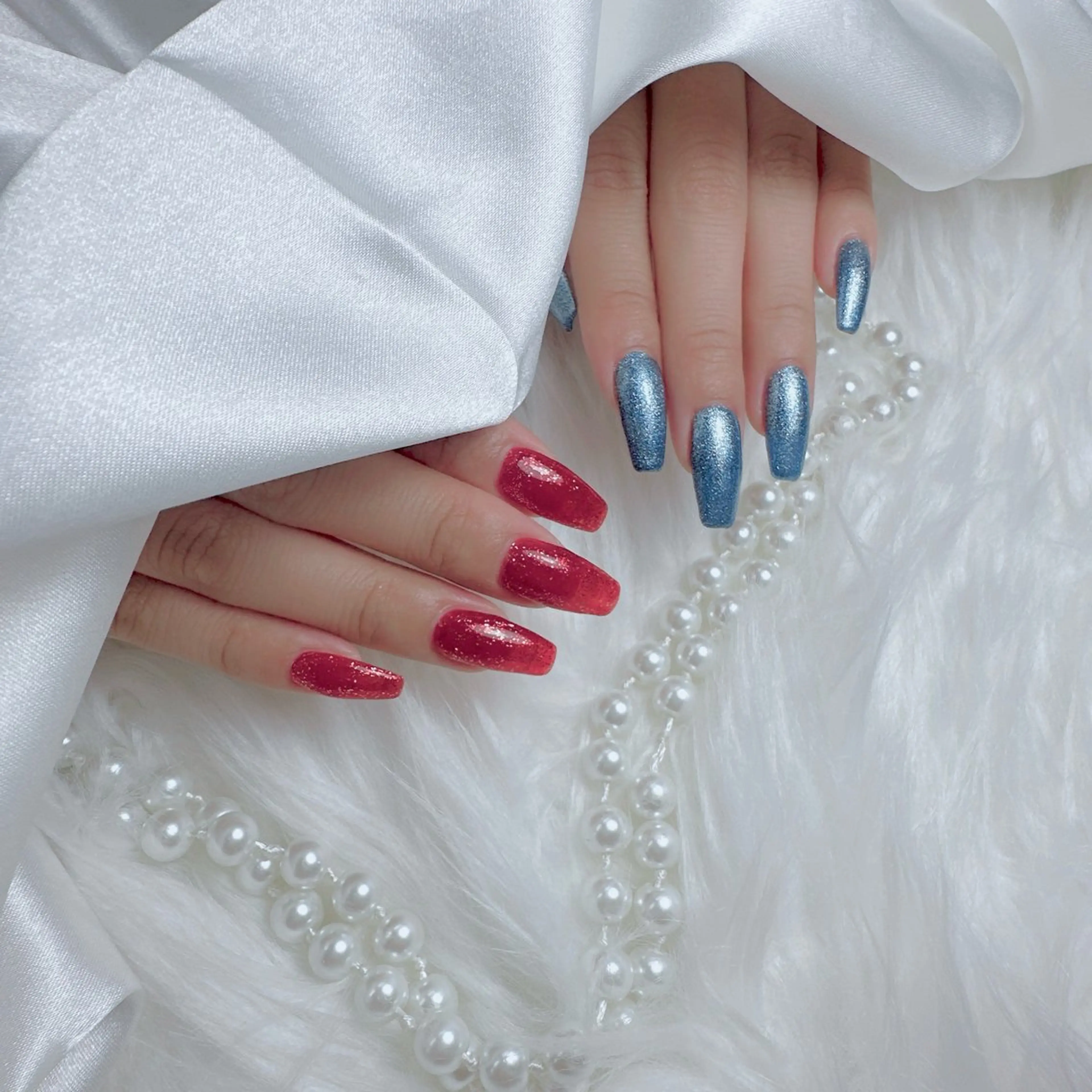 ネイル アートネイル ジェルネイル グラデーション キラキラネイル ラメ(グリッター) ハンドネイル Viola. 優花のネイルデザイン