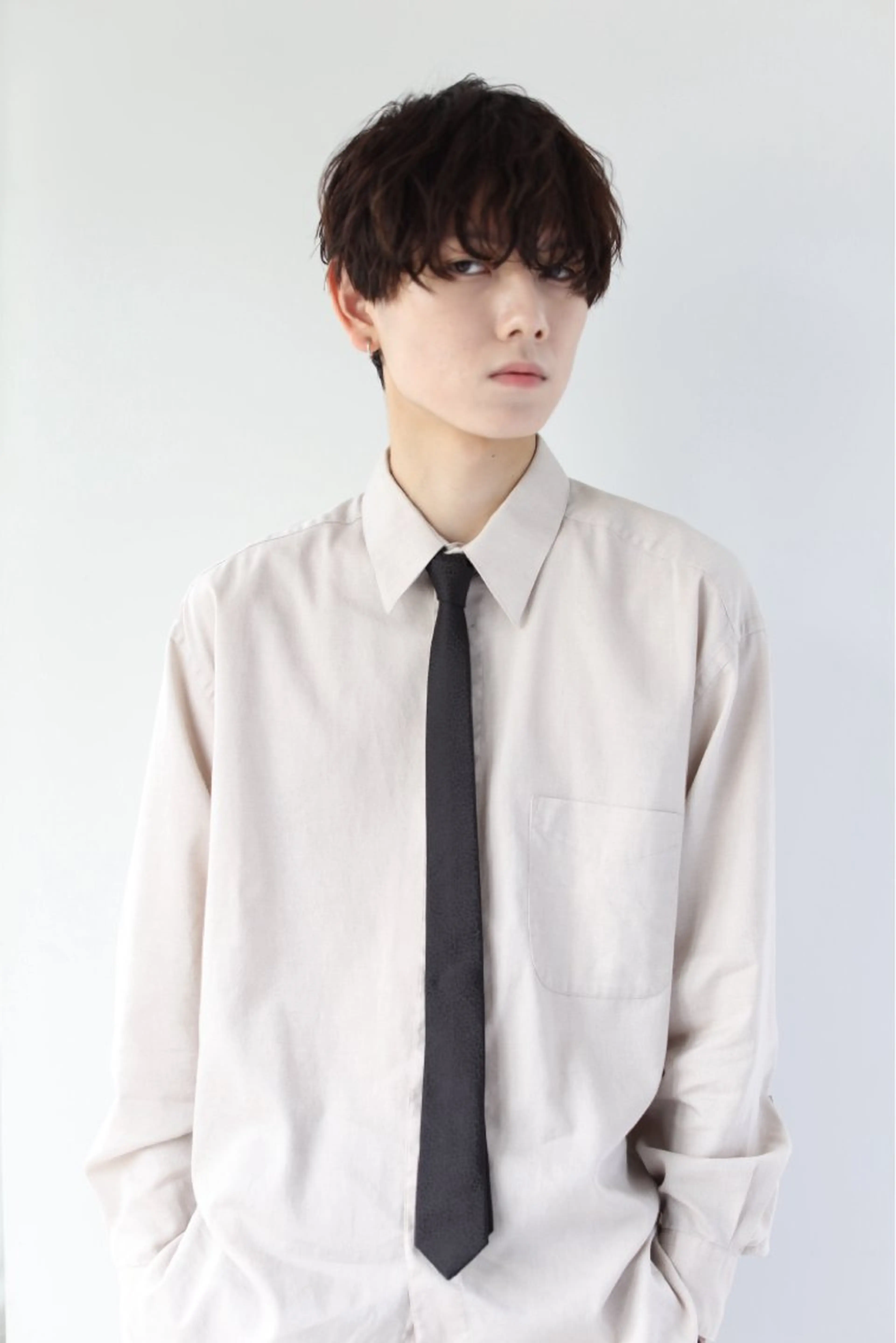 ショート パーマ メンズ カット パーマ トリートメント ヘッドスパ ヘアセット gallica表参道 副店長/佐藤翼のヘアスタイル