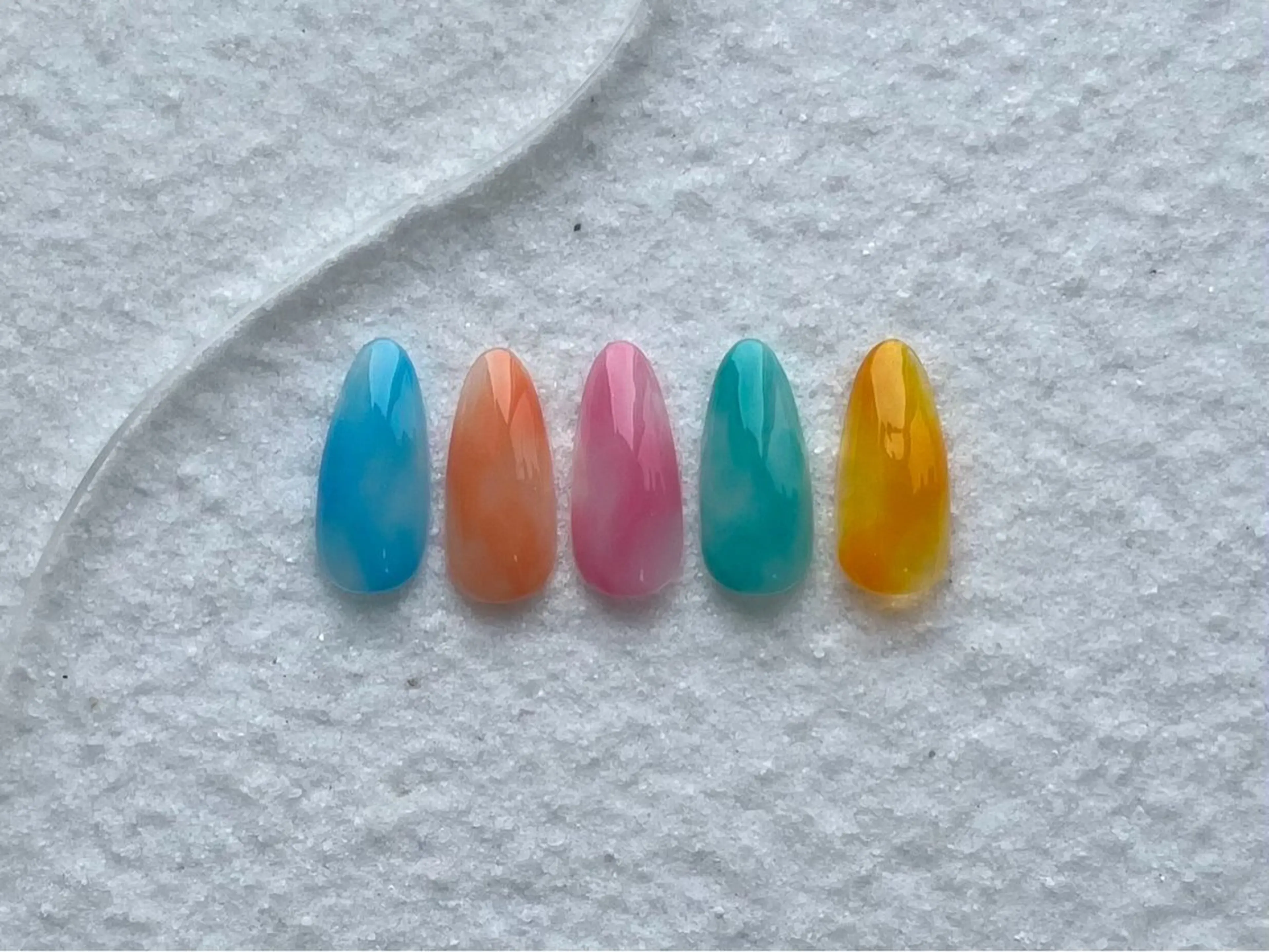 ネイル ニュアンスネイル ワンカラーネイル peTiT sayakaのネイルデザイン