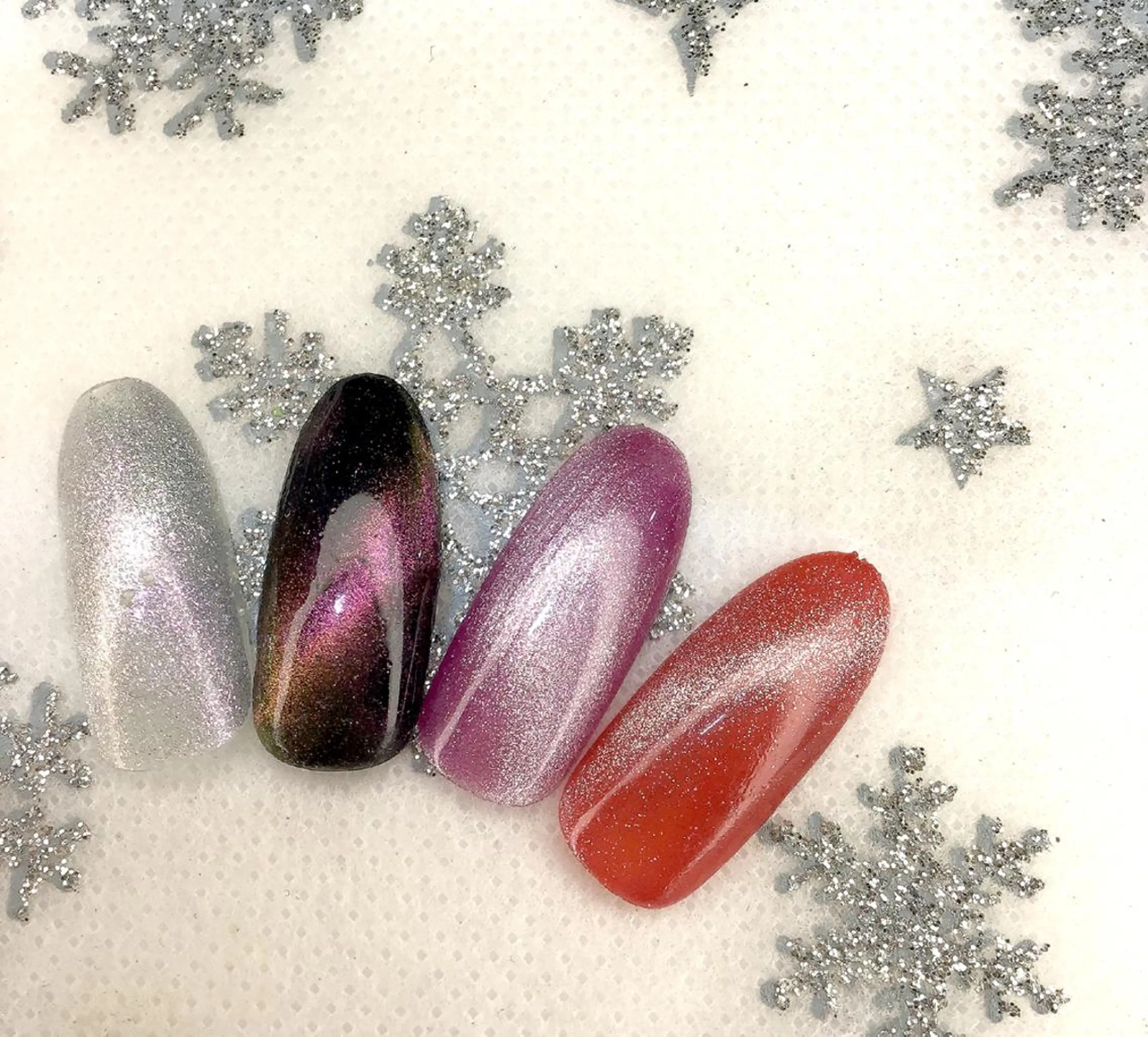 ネイル アートネイル フットネイル フレンチネイル ジェルネイル ハート ハンドネイル マグネットネイル💛 Hayakawaのネイルデザイン