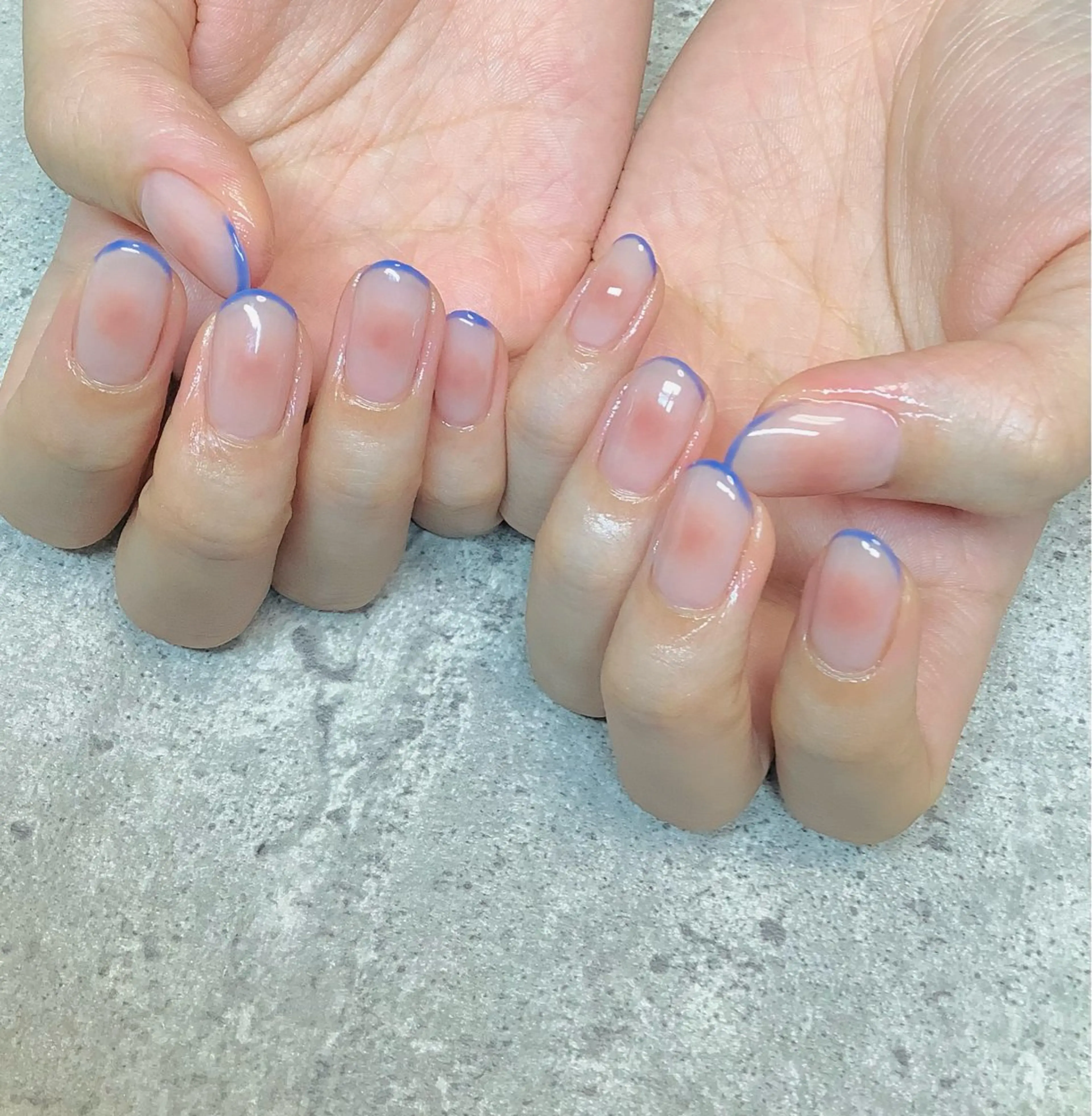 ネイル フレンチネイル ハンドネイル 横尾 麻里のネイルデザイン