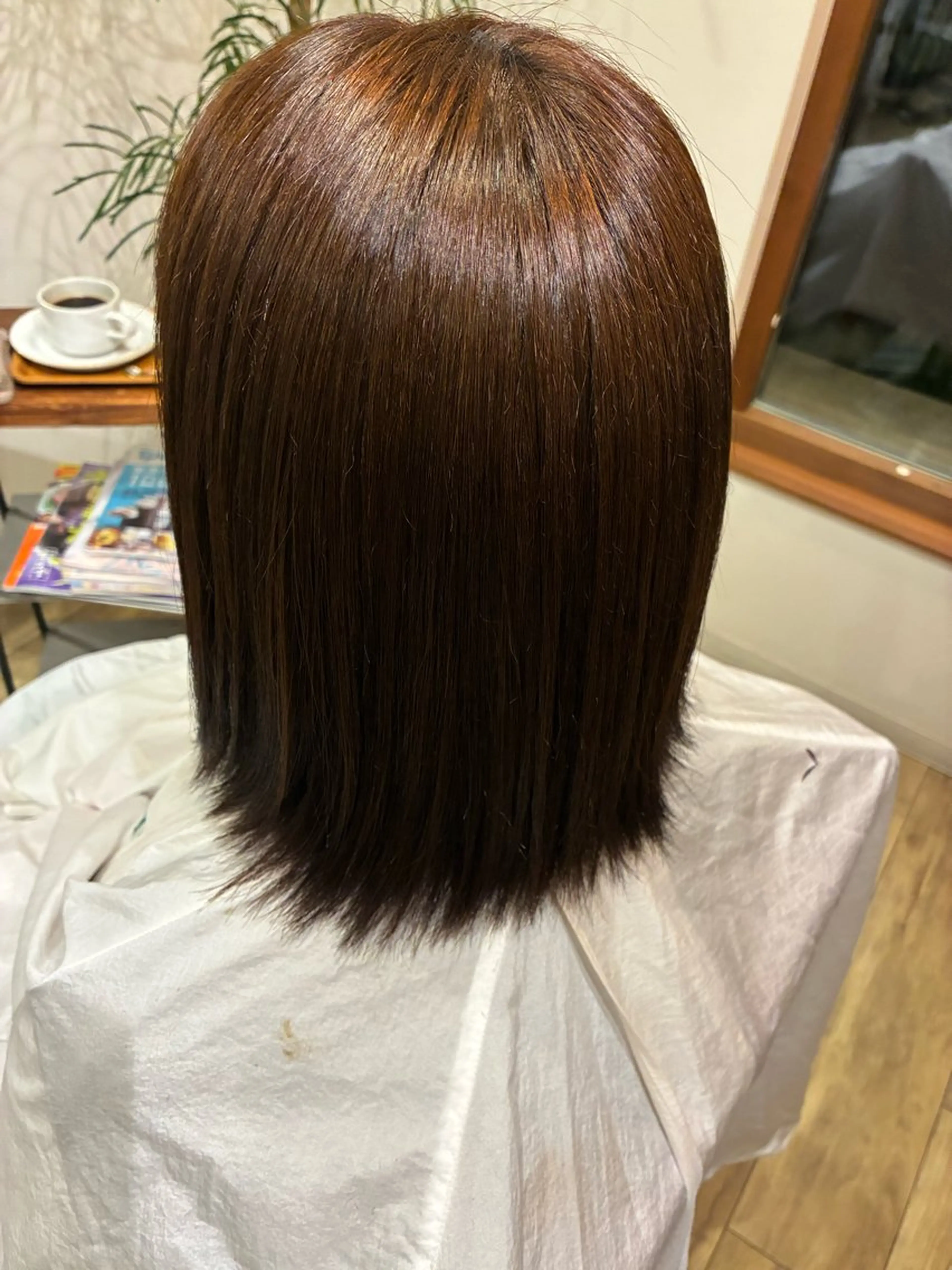 ミディアム 清水 美香のヘアスタイル