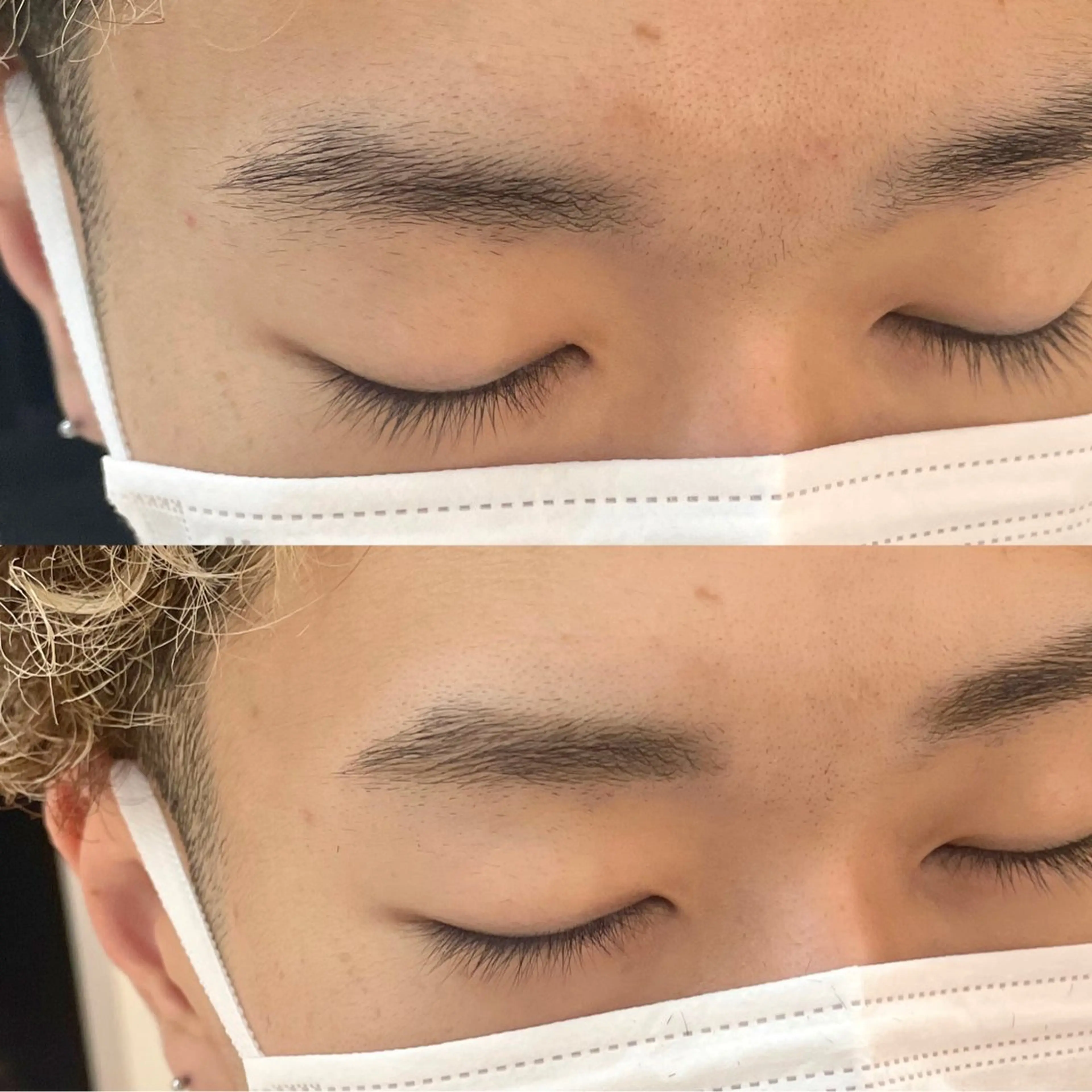 アイブロウ 韓国/透明感カラー さなのヘアスタイル